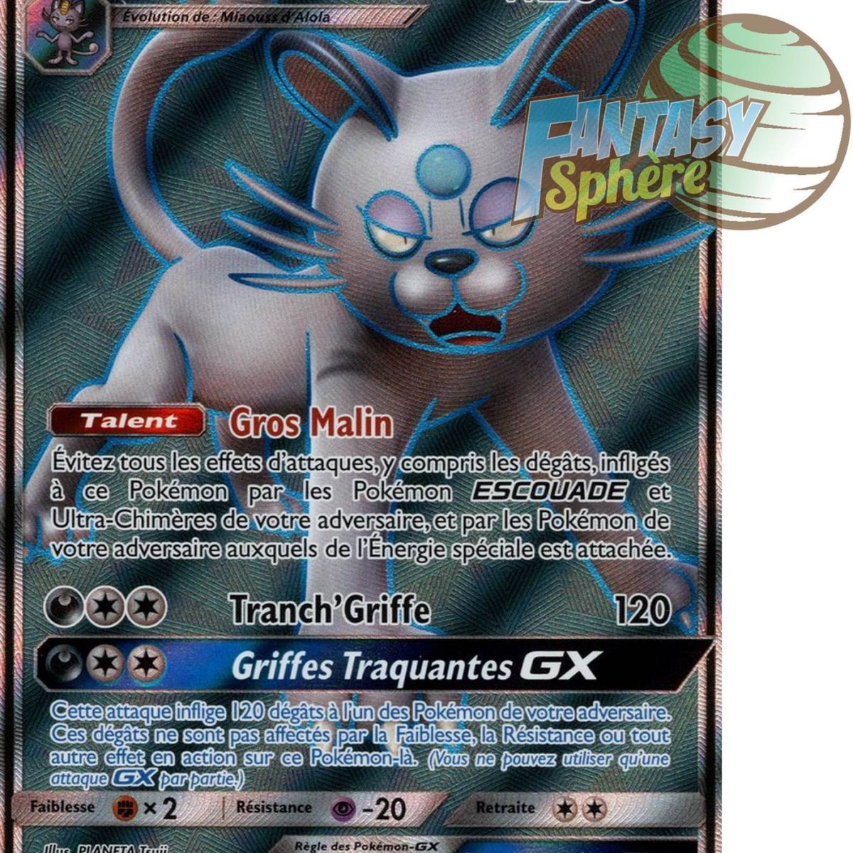 Persian D Alola Gx Full Art Ultra Rare Soleil Et Lune