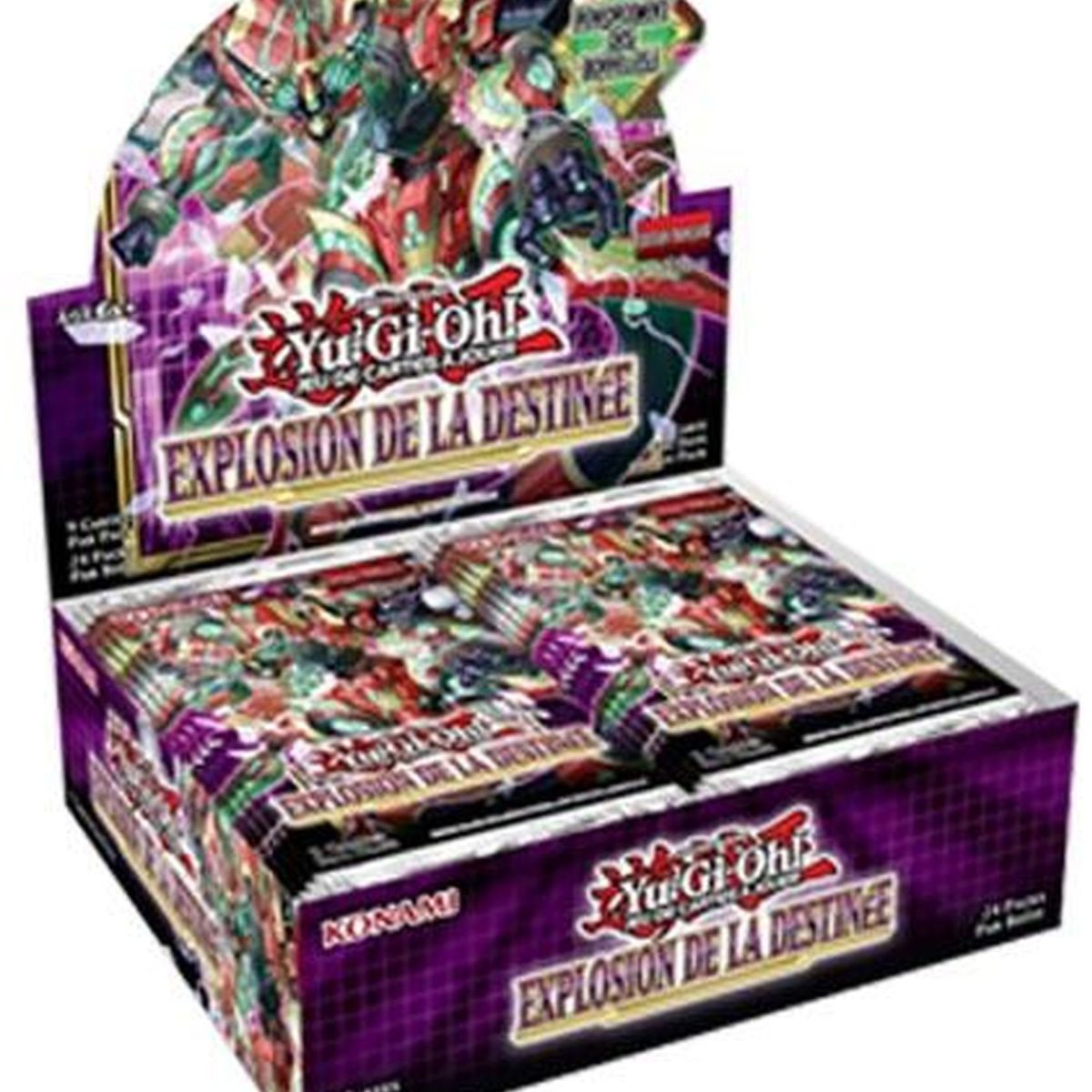 Yu Gi Oh Display Boite De Boosters Explosion De La Destin E