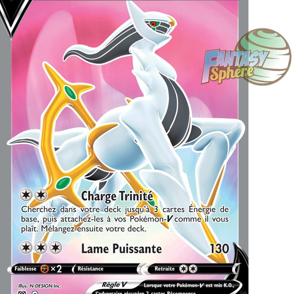 Arceus V Full Art Ultra Rare 165 172 Epee Et Bouclier Stars