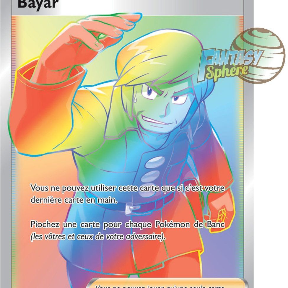 Bayar Secret Rare Epee Et Bouclier Tempete Argent E