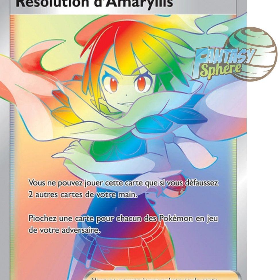 Résolution d Amaryllis Secret Rare 225 203 Epee et Bouclier 7