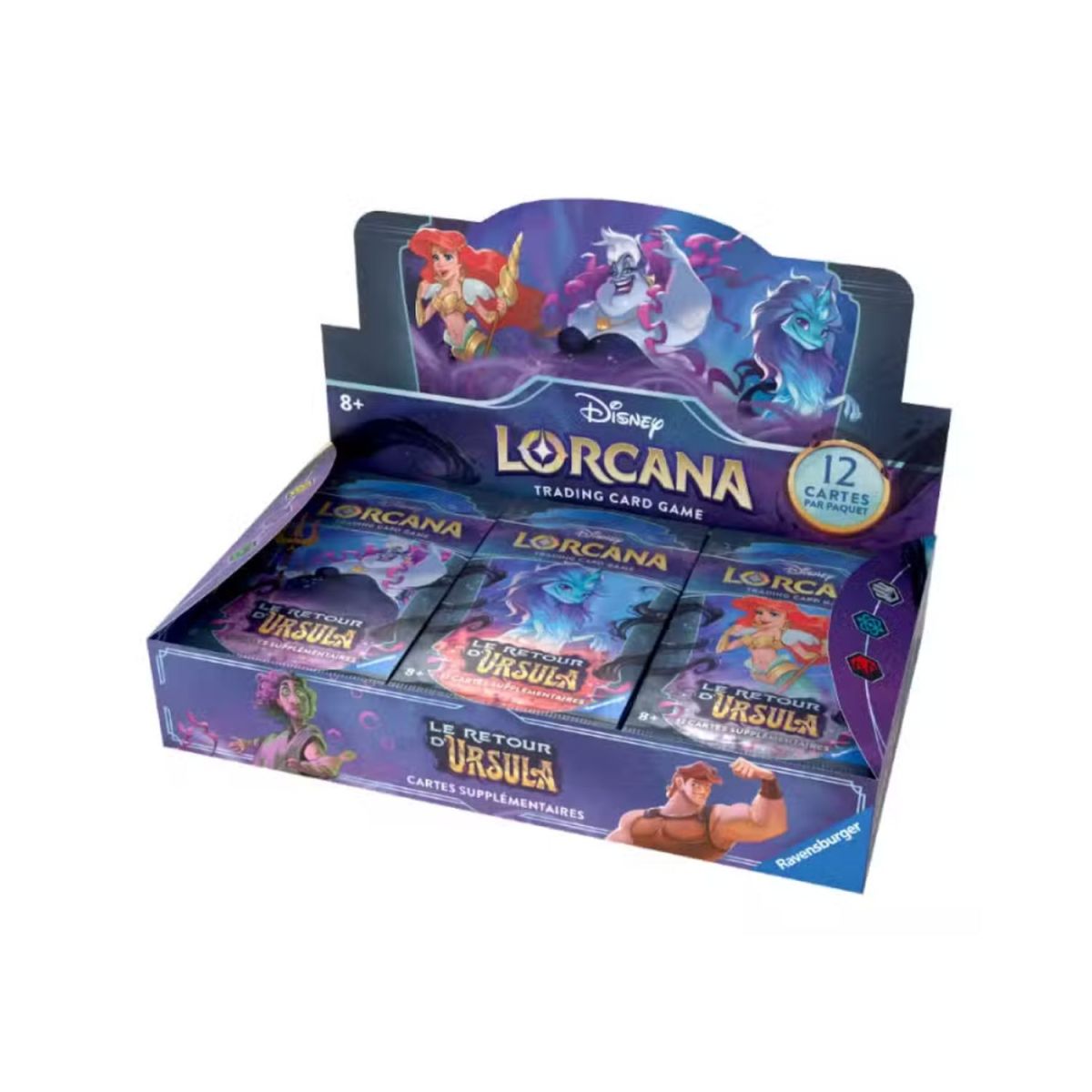 Disney Lorcana - Boîte de 24 Boosters - Chapitre 4 - Le retour d’Ursula - FR