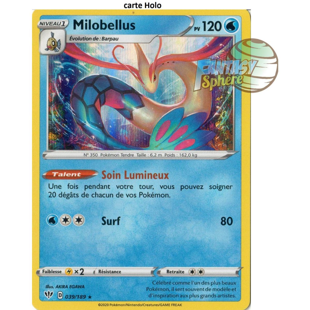 Milobellus - Holo Rare 39/189  - EB03 Ténèbres Embrasées