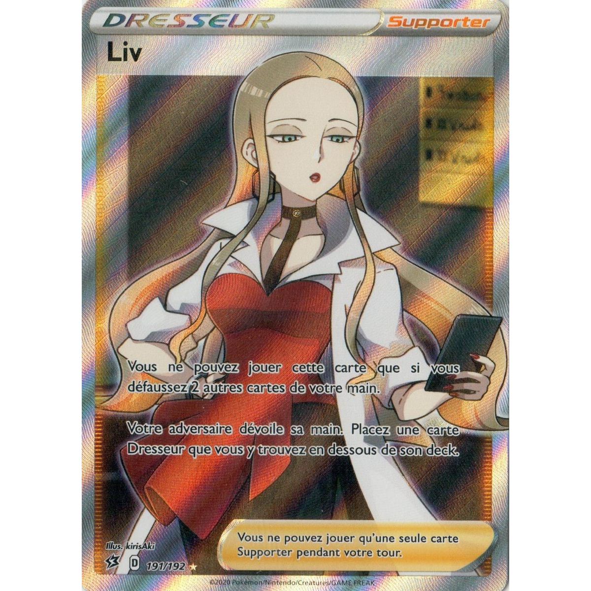 Item Liv - Full Art Ultra Rare 191/192 EB02 Clash des Rebelles