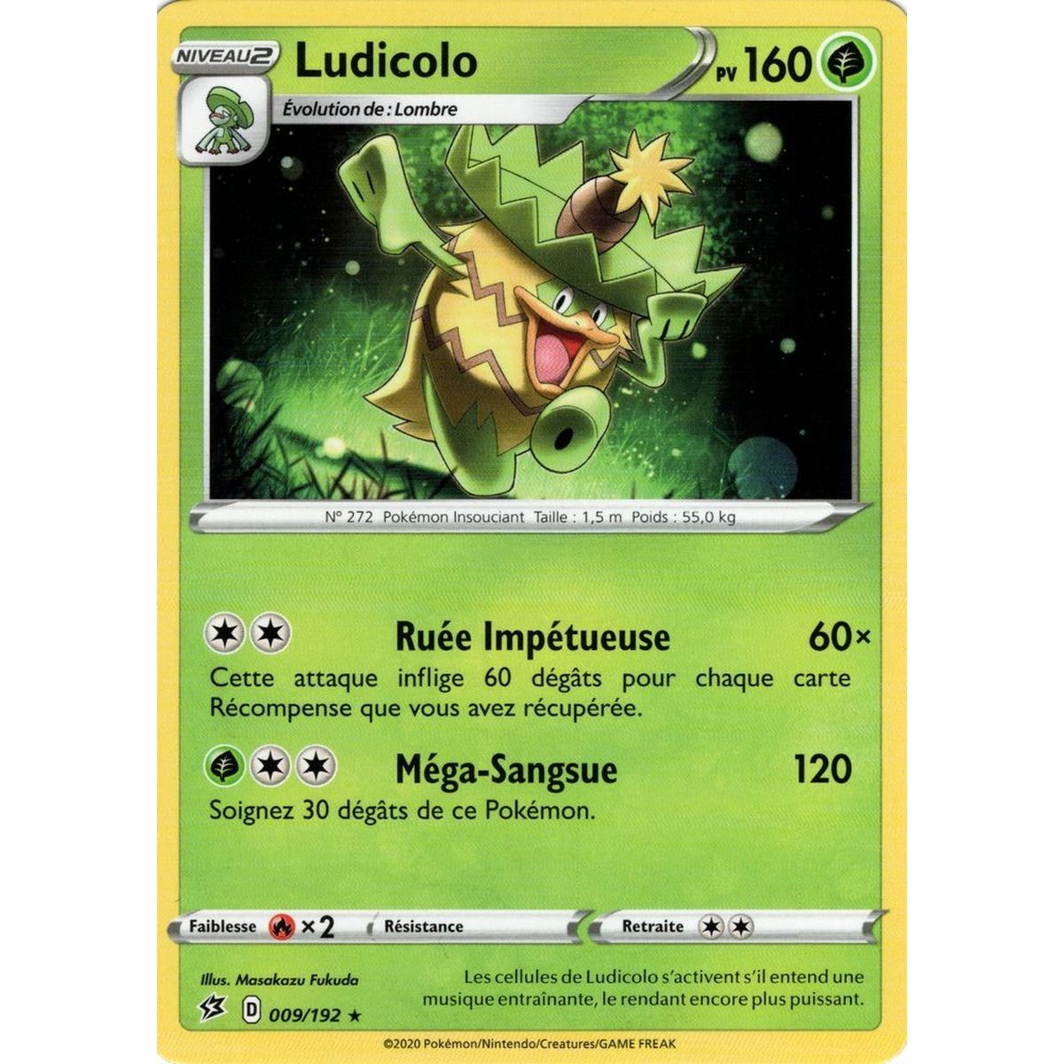 Ludicolo - Rare 009/192 EB02 Clash des Rebelles