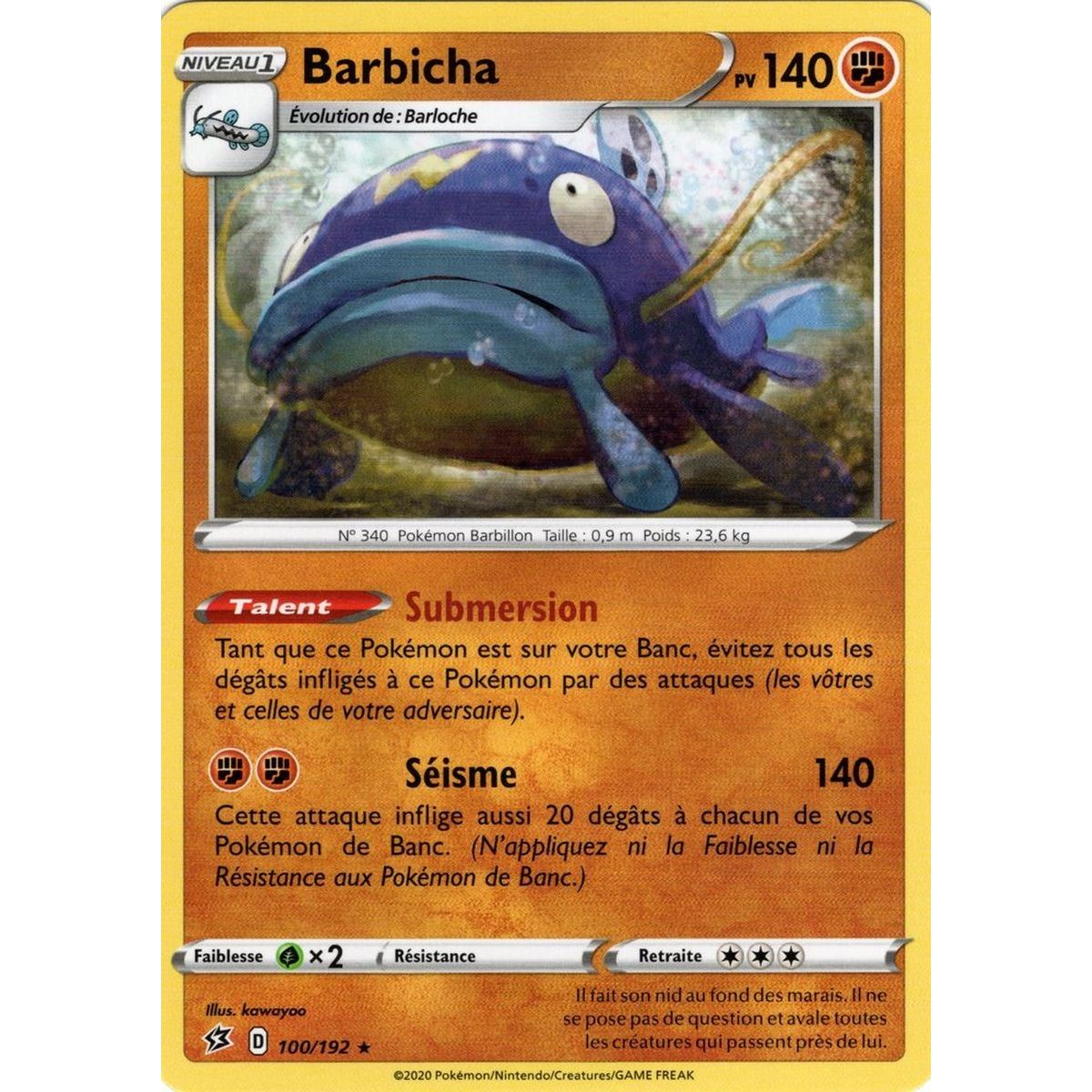 Barbicha - Rare 100/192 EB02 Clash des Rebelles