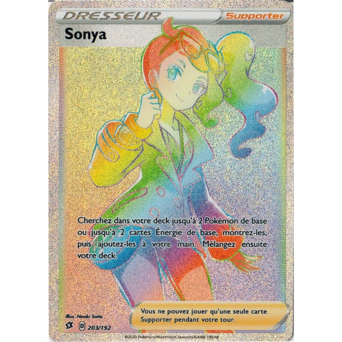 Item Sonya - Secret Rare 203/192 EB02 Clash des Rebelles