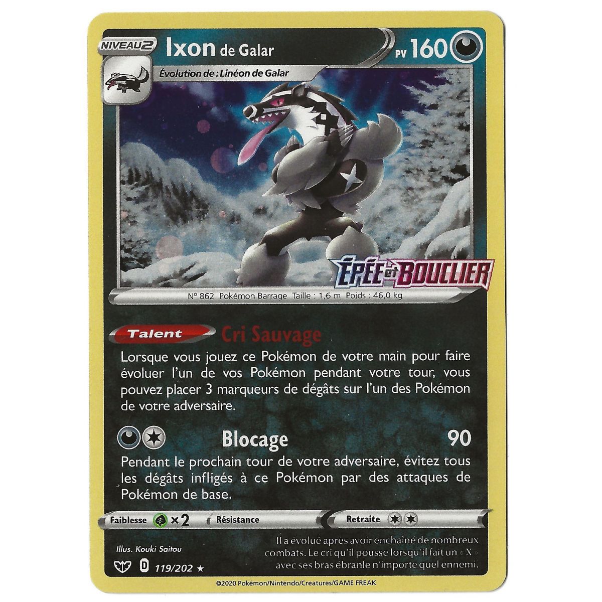 Ixon de Galar - Holo Rare - 119/202