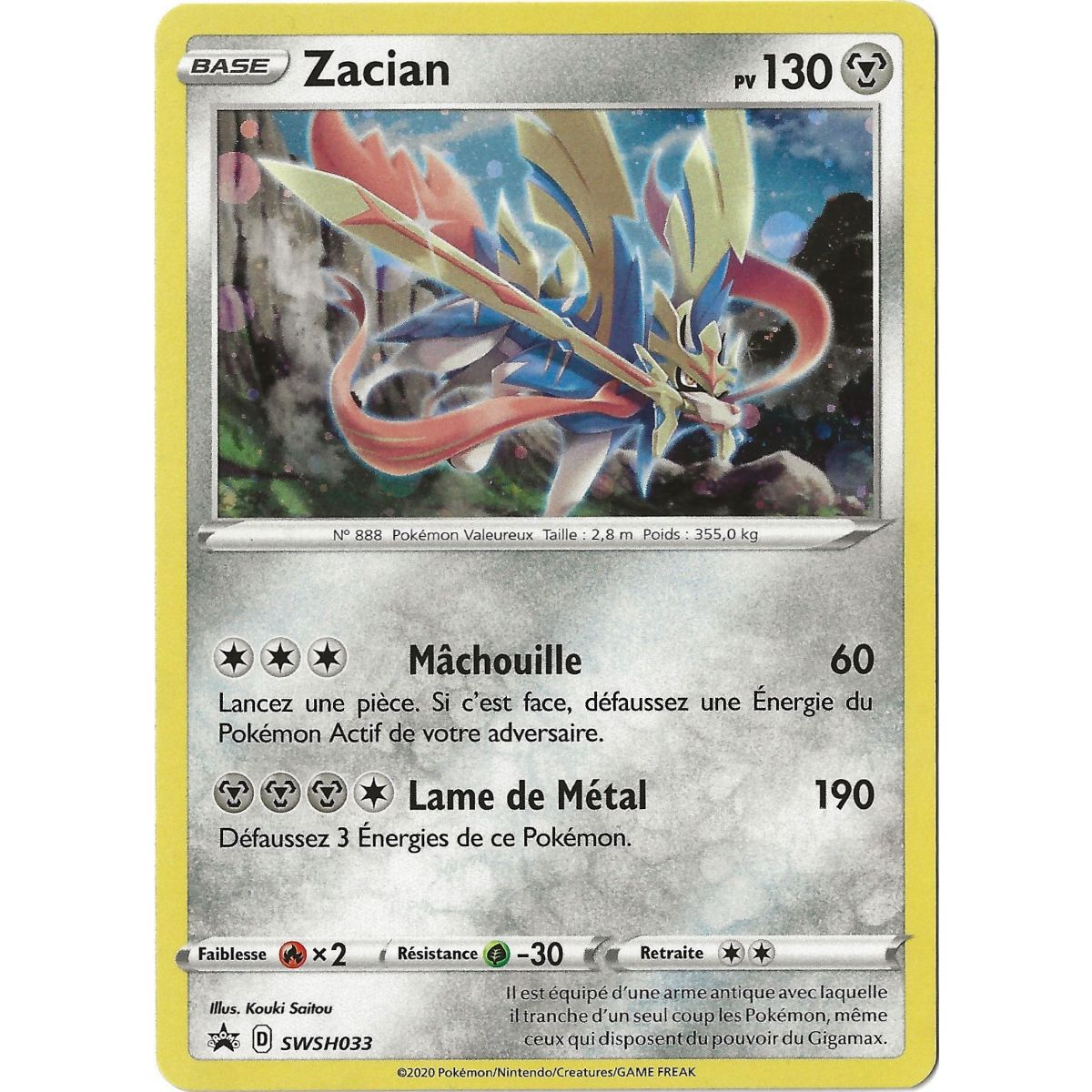 Item Zacian - Holo Rare - SWSH033