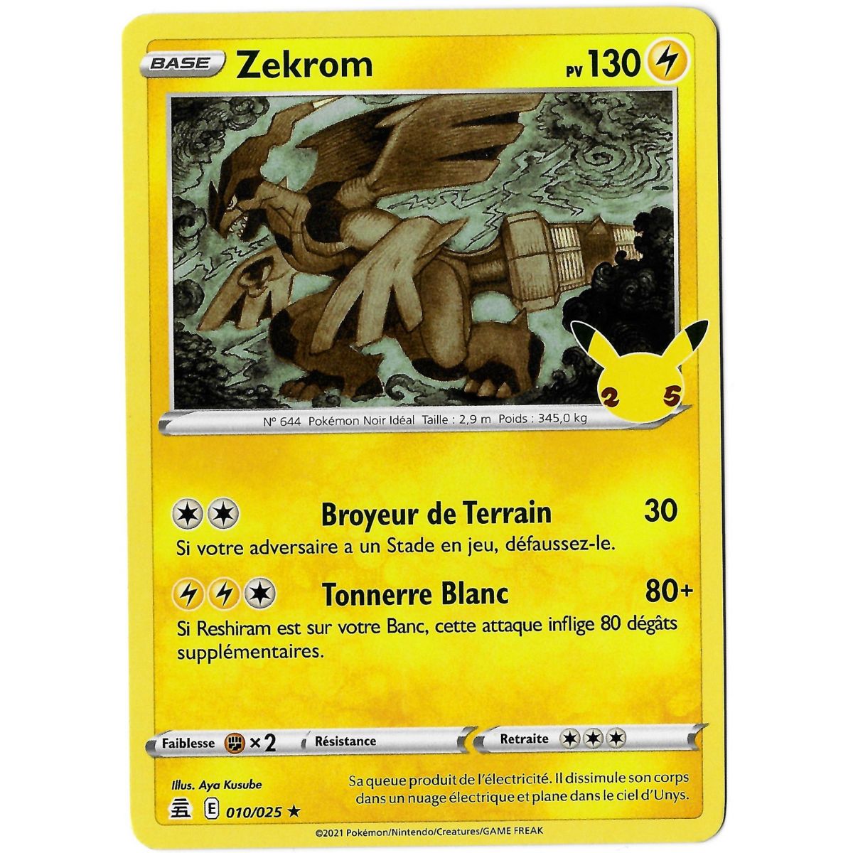 Mavin  Zekrom Holo - NB04:Destinées Futures - 50/99 - Carte Pokemon Neuve  Française