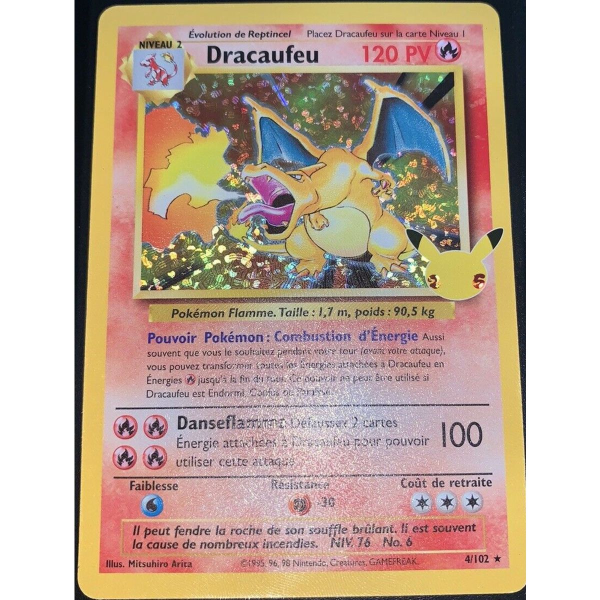 Dracaufeu Holo Rare Eb C L Brations Ans Fantasy Sphere