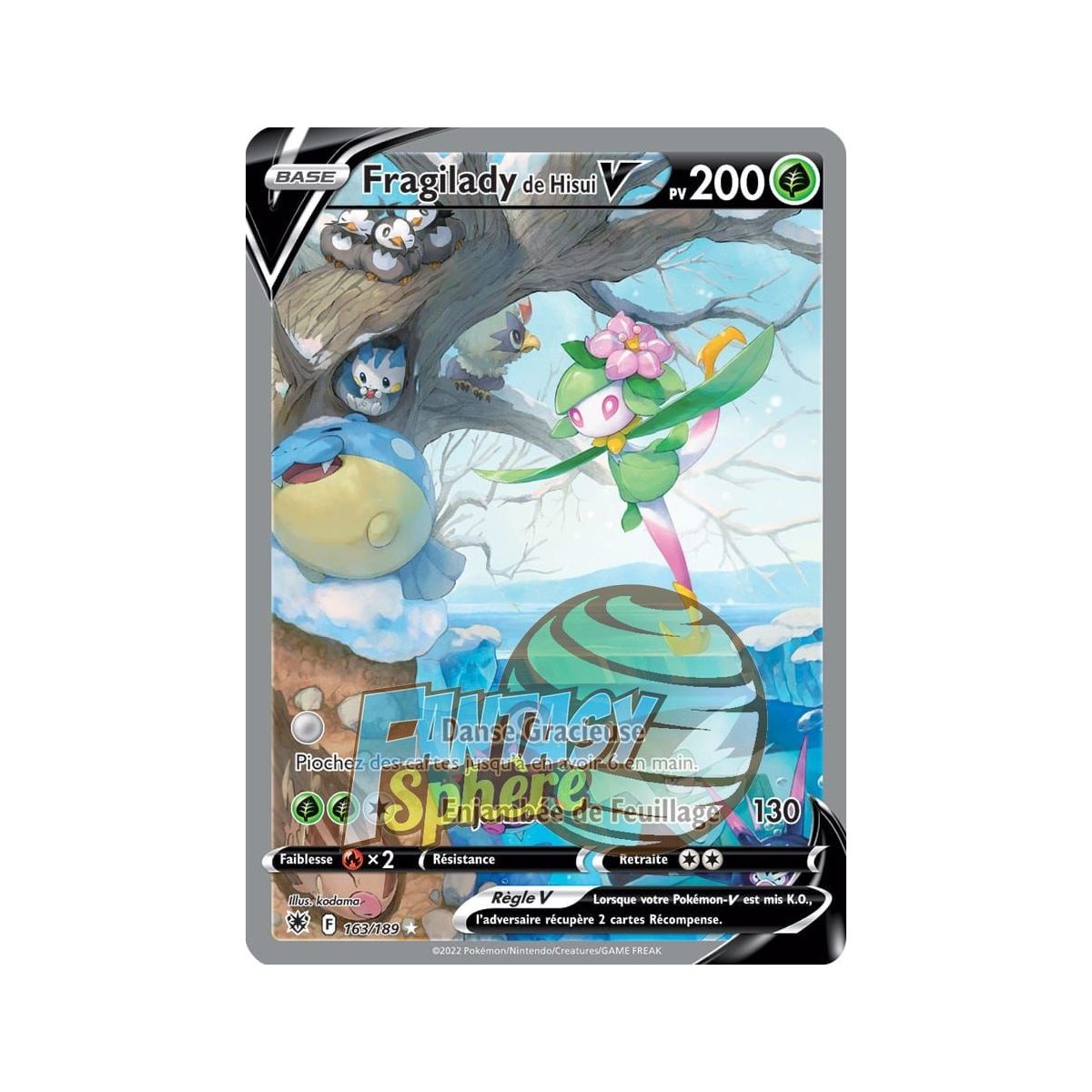 Item Fragilady de Hisui V - Full Art Ultra Rare 163/189 - Epee et Bouclier Astres Radieux