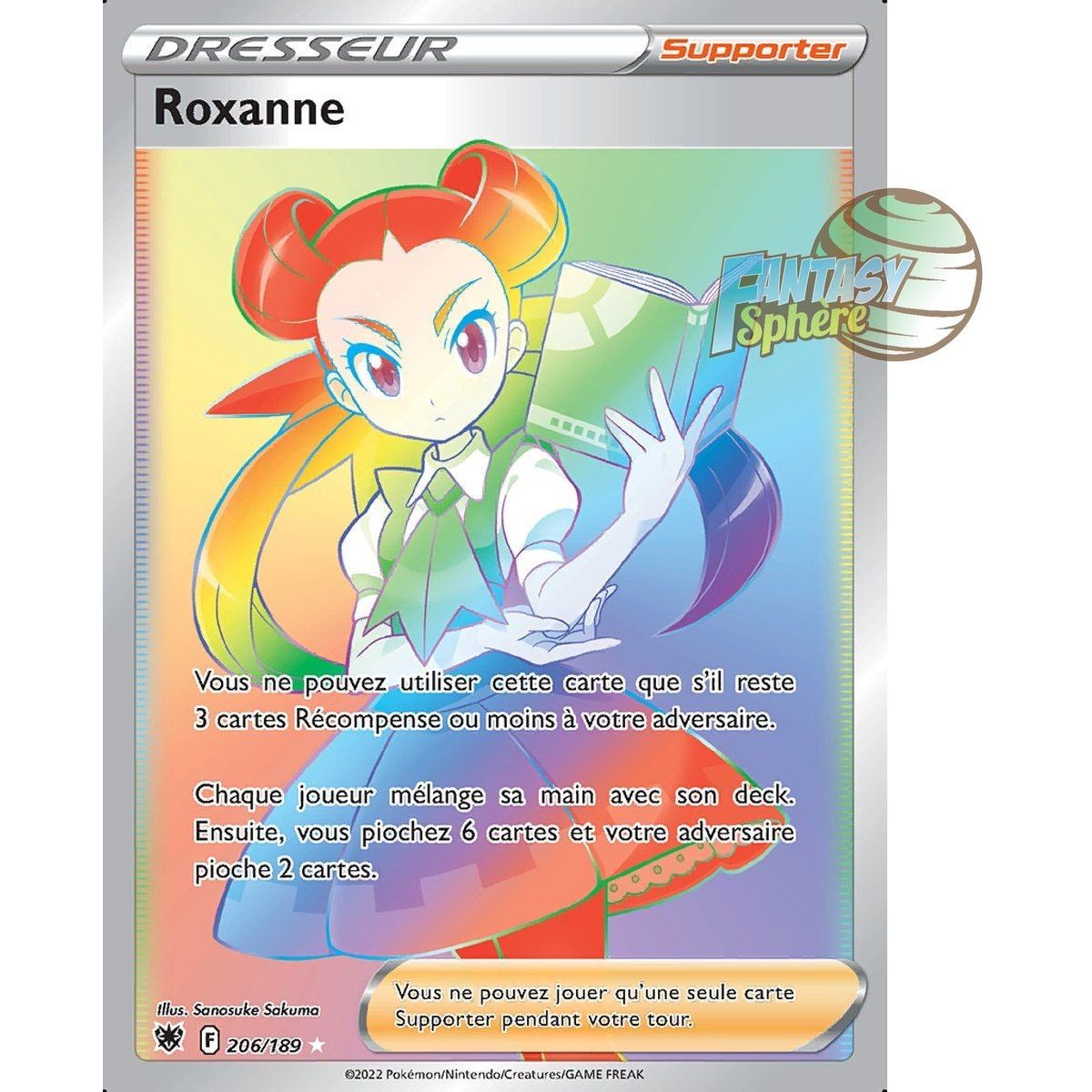 Item Roxanne - Secret Rare 206/189 - Epee et Bouclier Astres Radieux