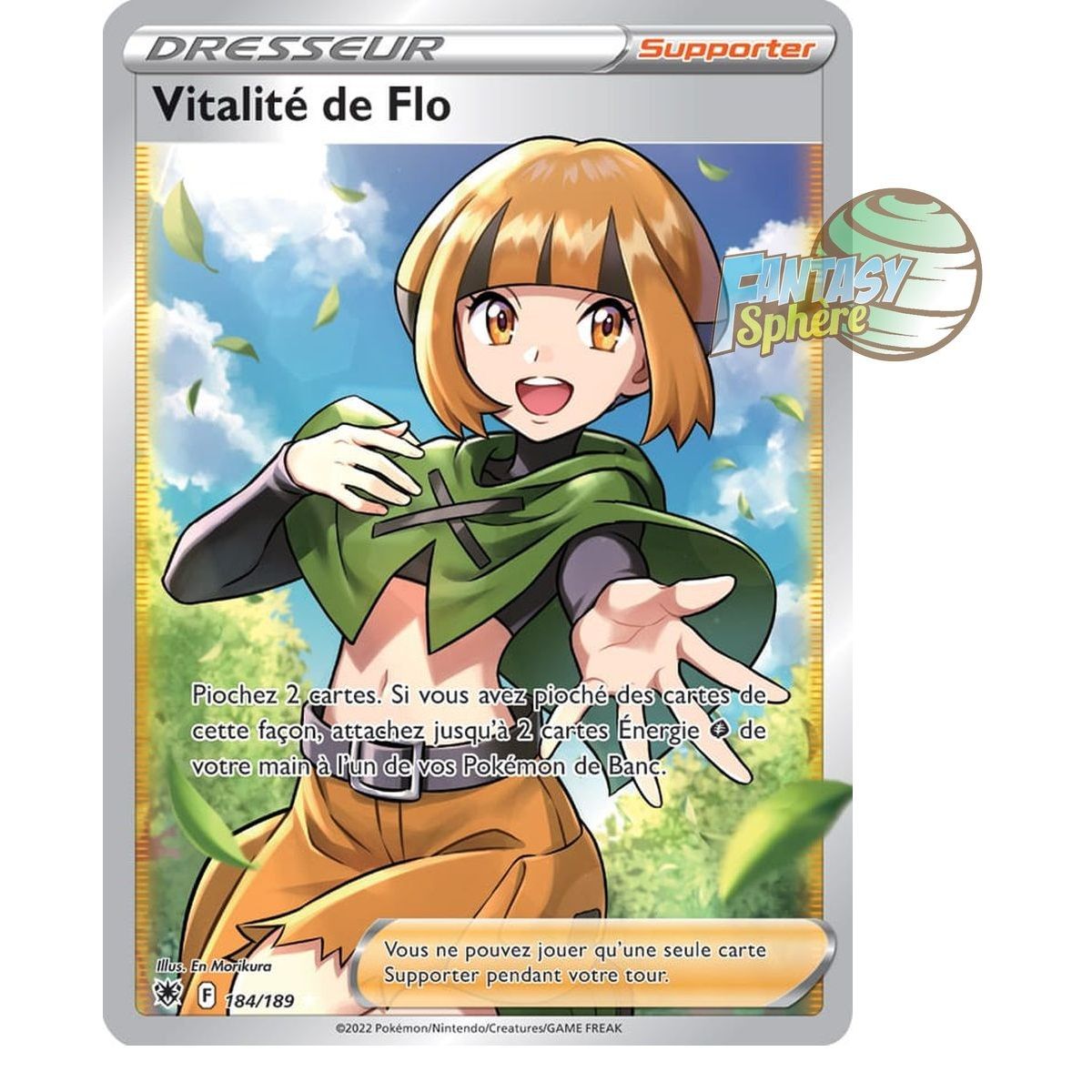 Item Vitalité de Flo - Full Art Ultra Rare 184/189 - Epee et Bouclier Astres Radieux