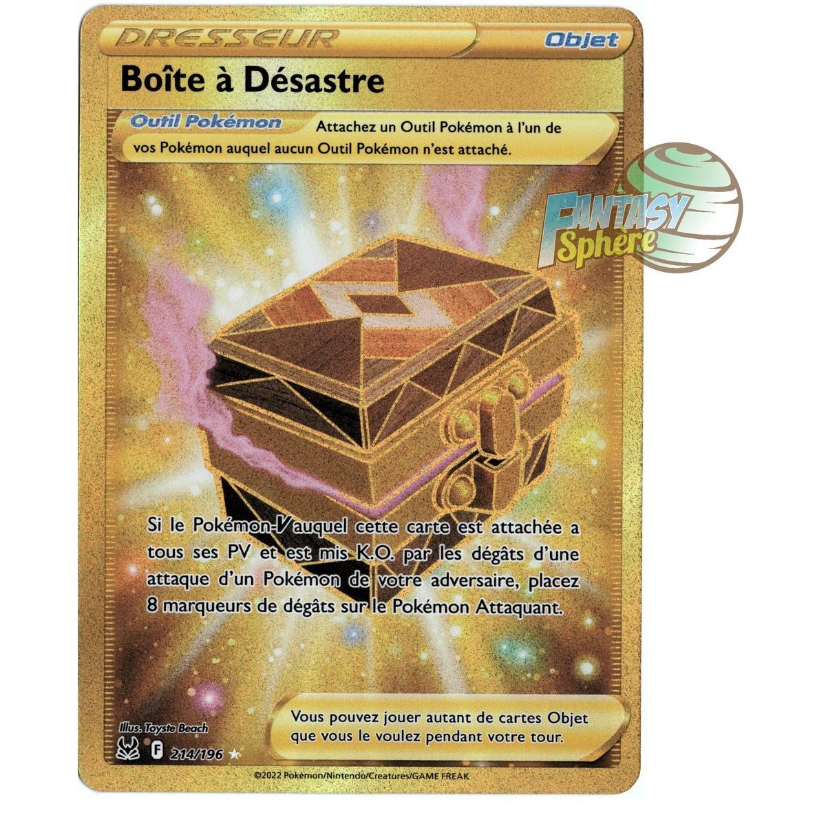 Secrete - Pokemon - Origine Perdue - Boîte à Désastre 214/196