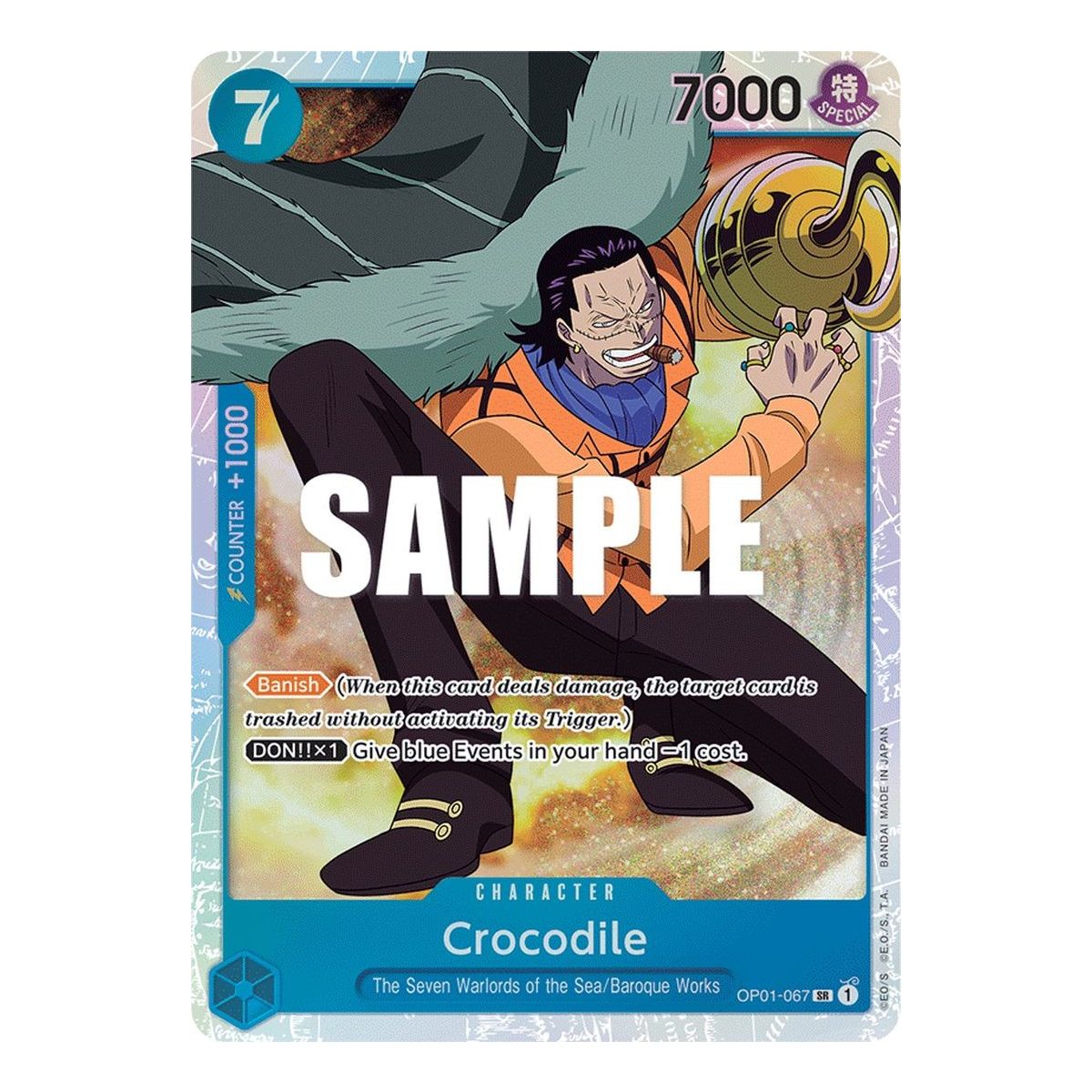 Item Crocodile - SR  OP01-067 - OP01 Romance Dawn