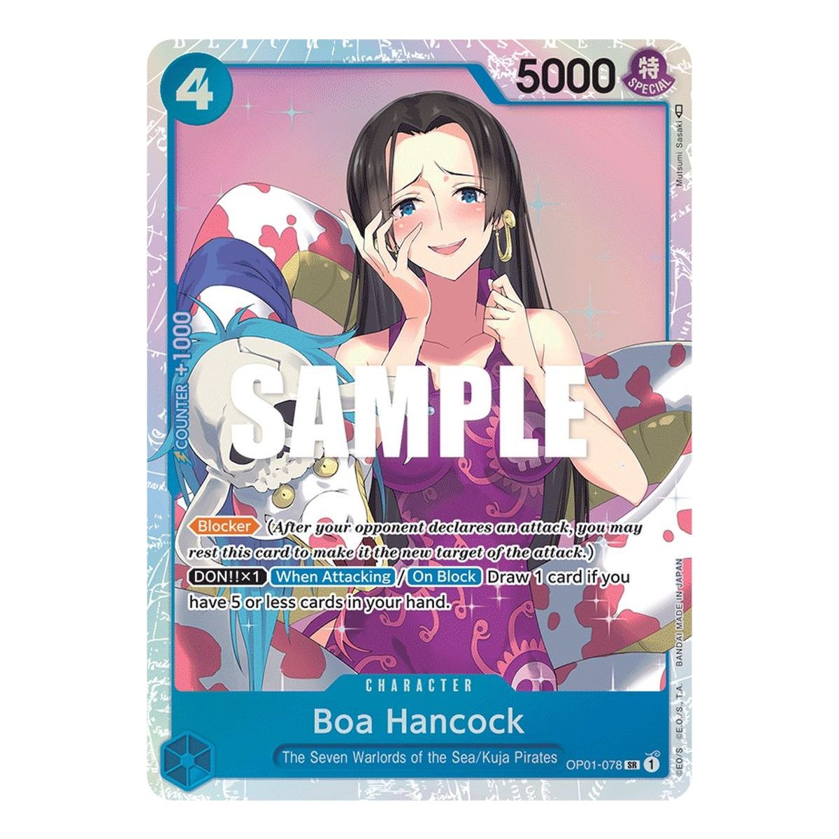 Boa Hancock - SR  OP01-078 - OP01 Romance Dawn