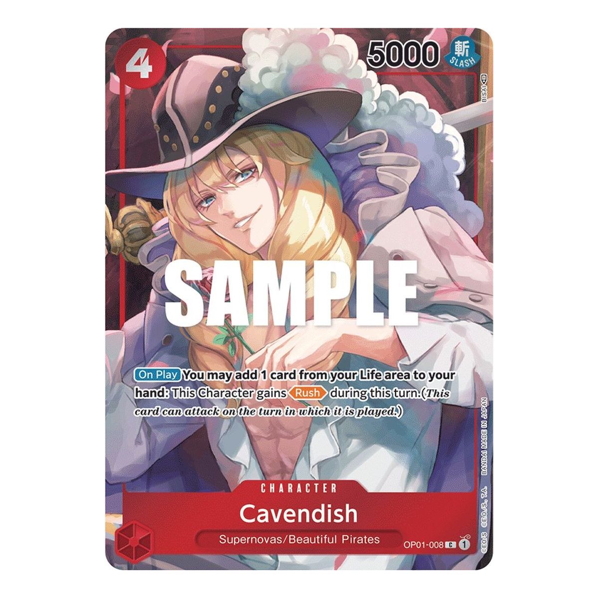 Cavendish - C Parallel OP01-008 - OP01 Romance Dawn