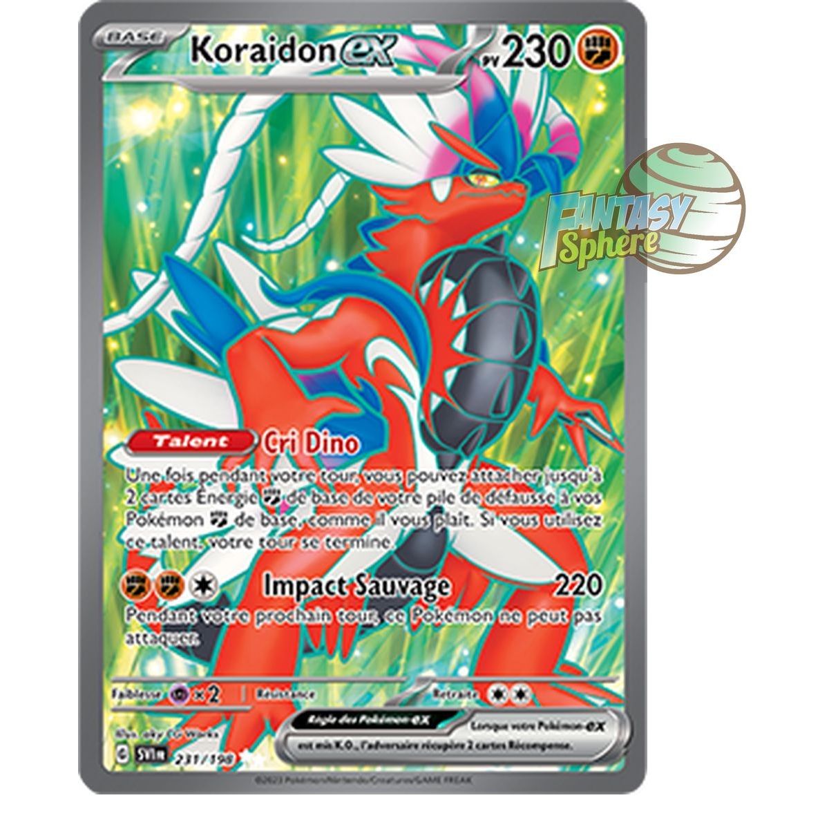 Item Koraidon EX - Ultra Rare 231/198 - Ecarlate et Violet