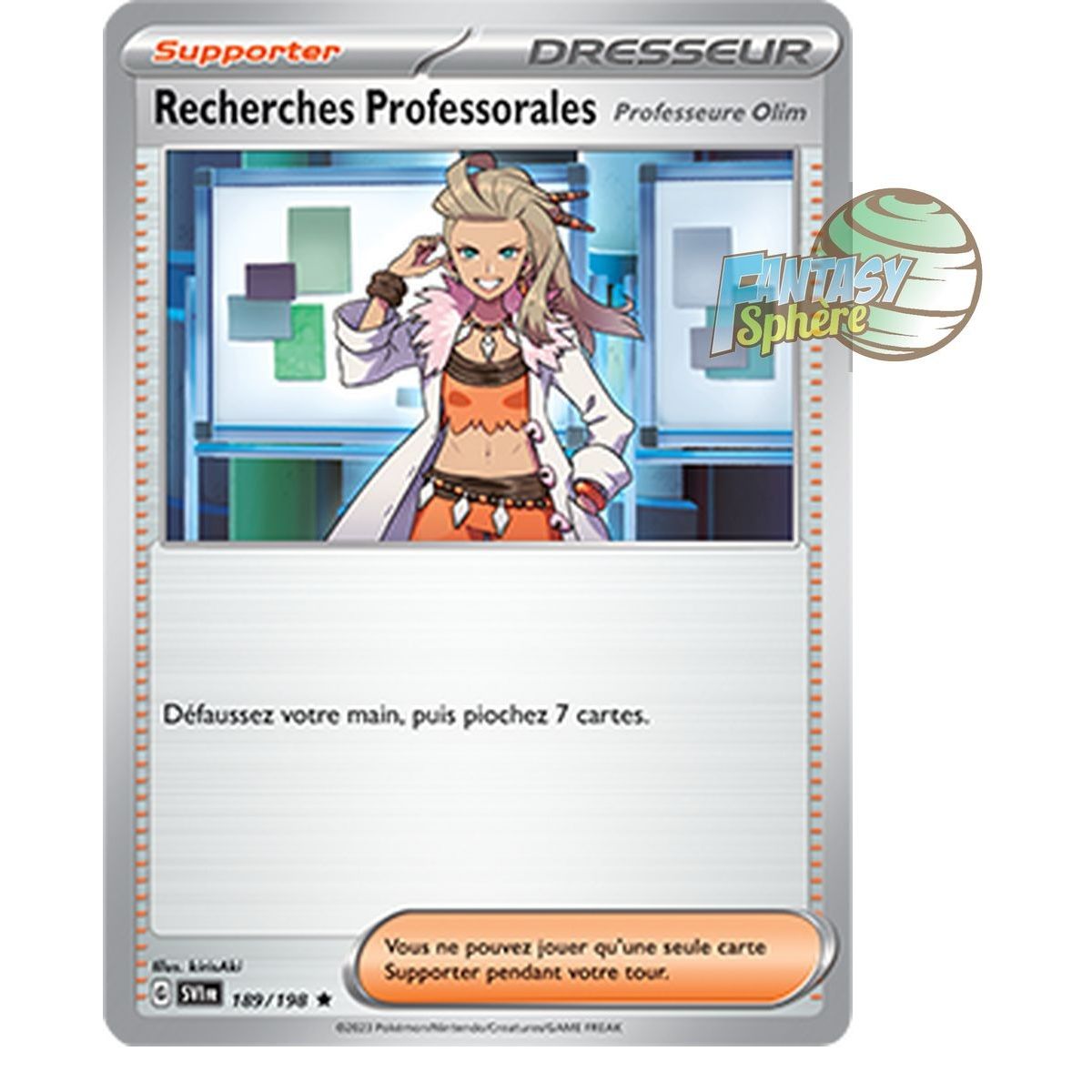 Recherches Professorales (Professeure Olim) - Holo Rare 189/198 - Ecarlate et Violet