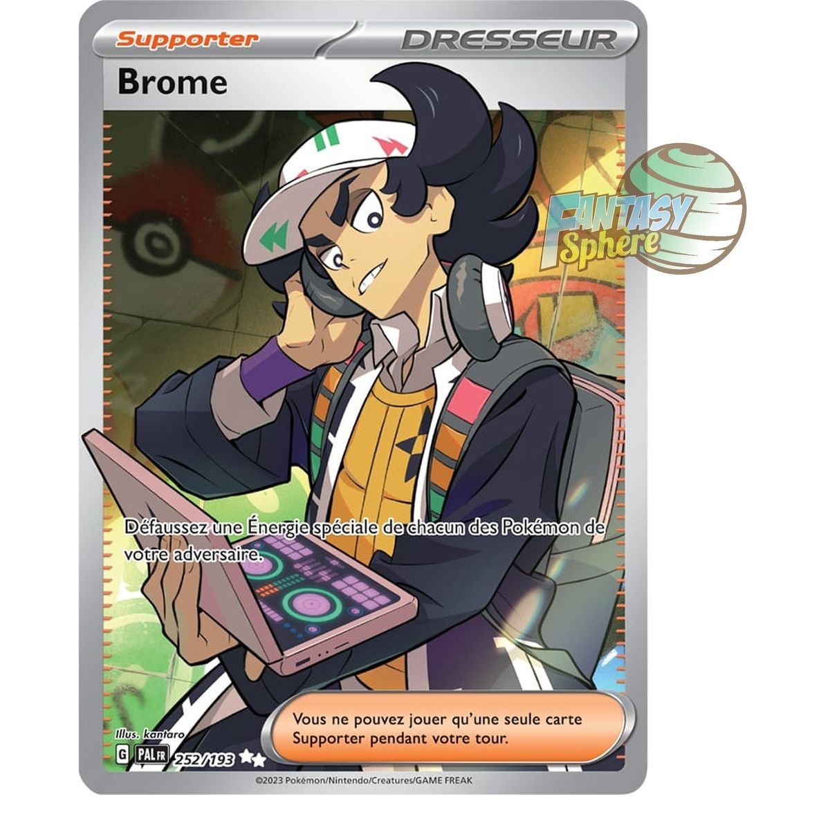 Item Brome - Ultra Rare 252/193 - Ecarlate et Violet Evolution à Paldea