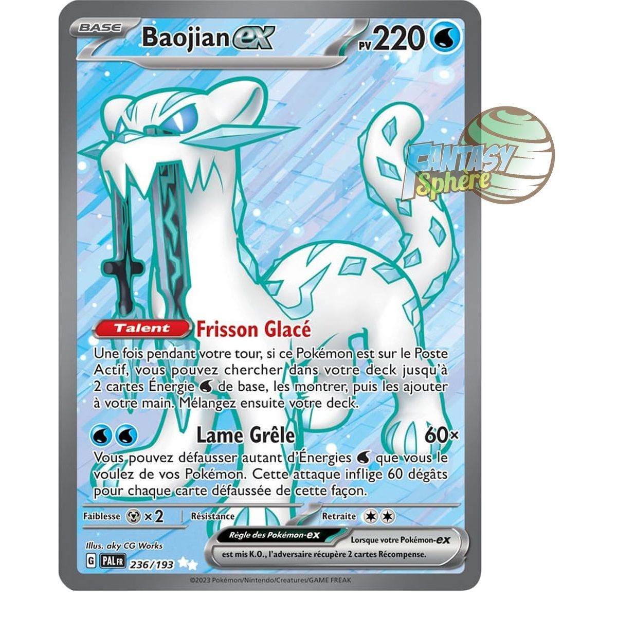 Baojian EX - Ultra Rare 236/193 - Ecarlate et Violet Evolution à Paldea