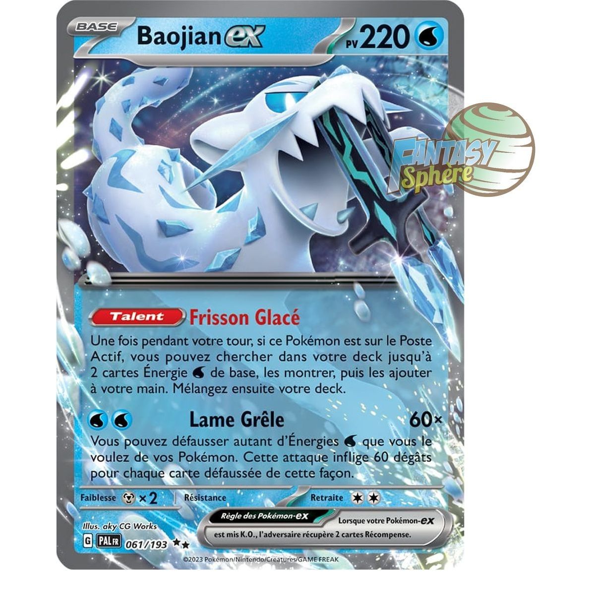 Baojian EX - Double Rare 61/193 - Ecarlate et Violet Evolution à Paldea