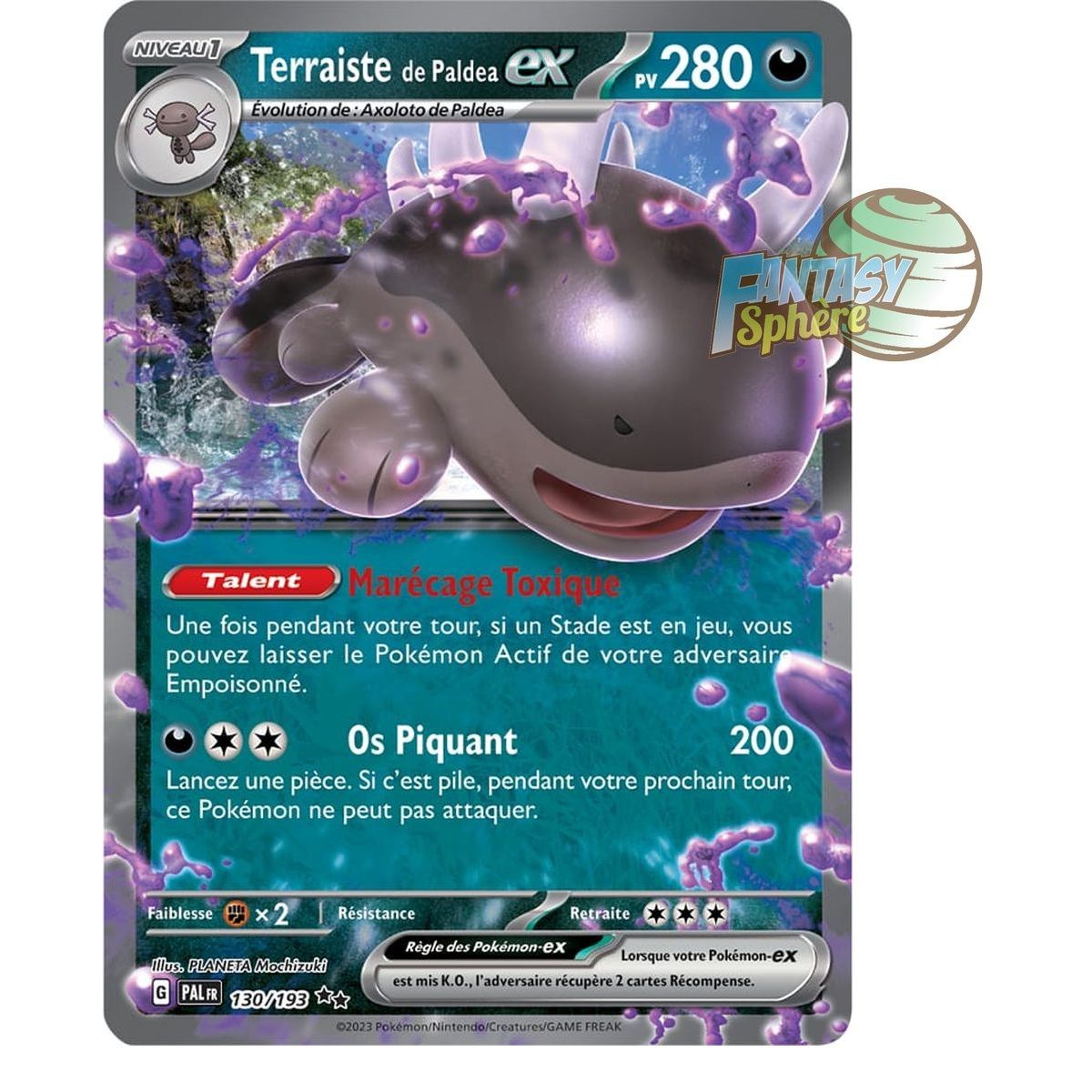 Terraiste de Paldea EX - Double Rare 130/193 - Ecarlate et Violet Evolution à Paldea