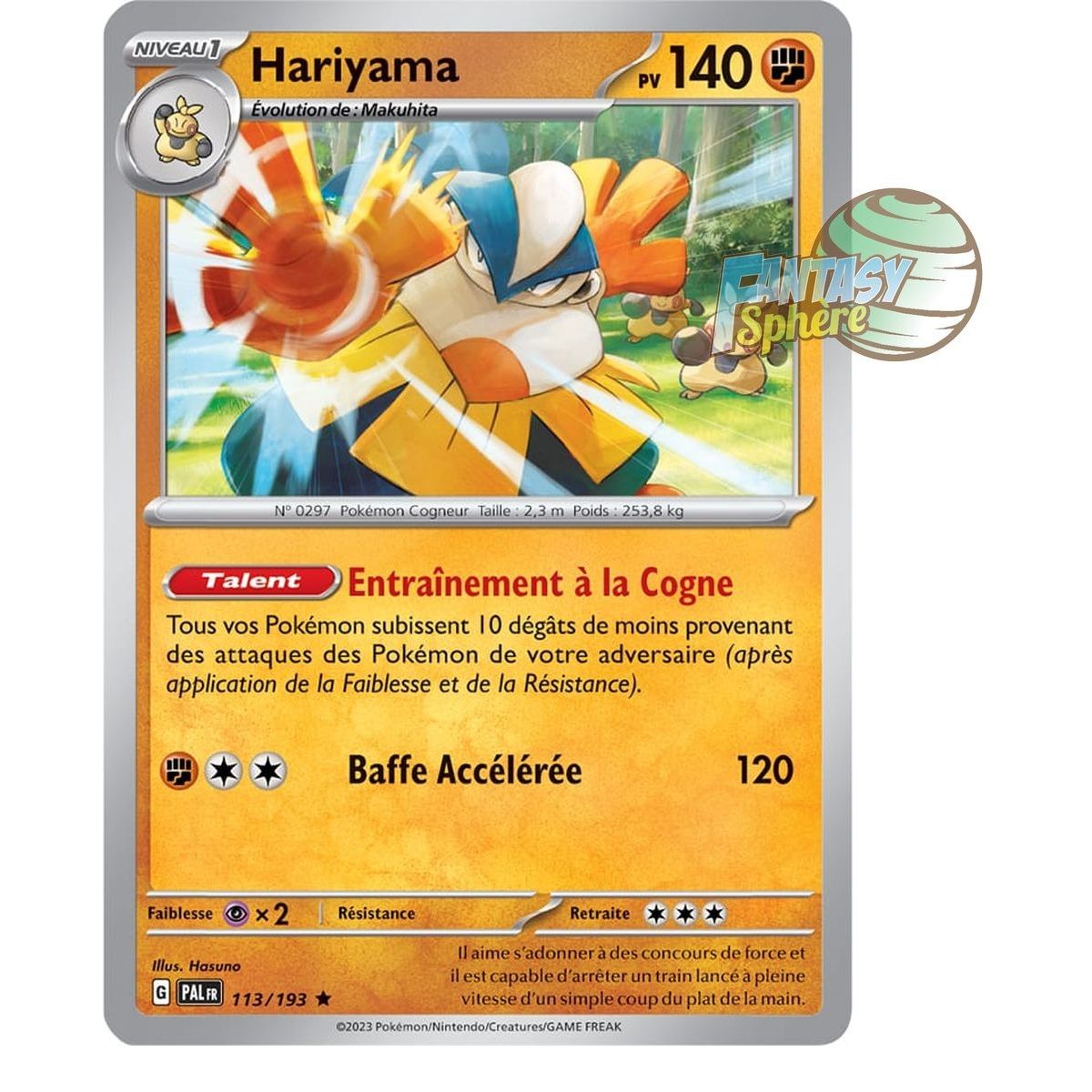 Hariyama - Holo Rare 113/193 - Ecarlate et Violet Evolution à Paldea