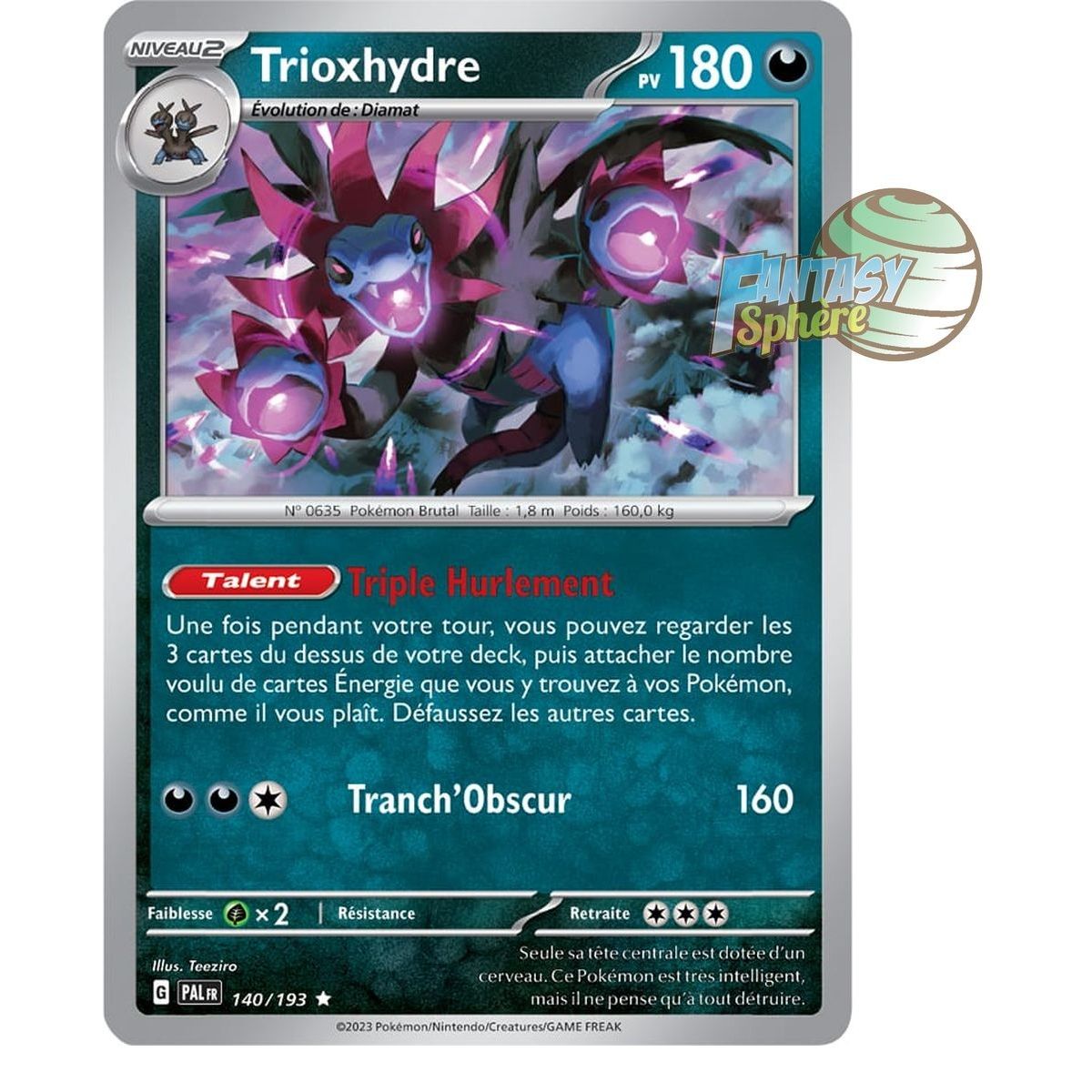 Trioxhydre - Holo Rare 140/193 - Ecarlate et Violet Evolution à Paldea