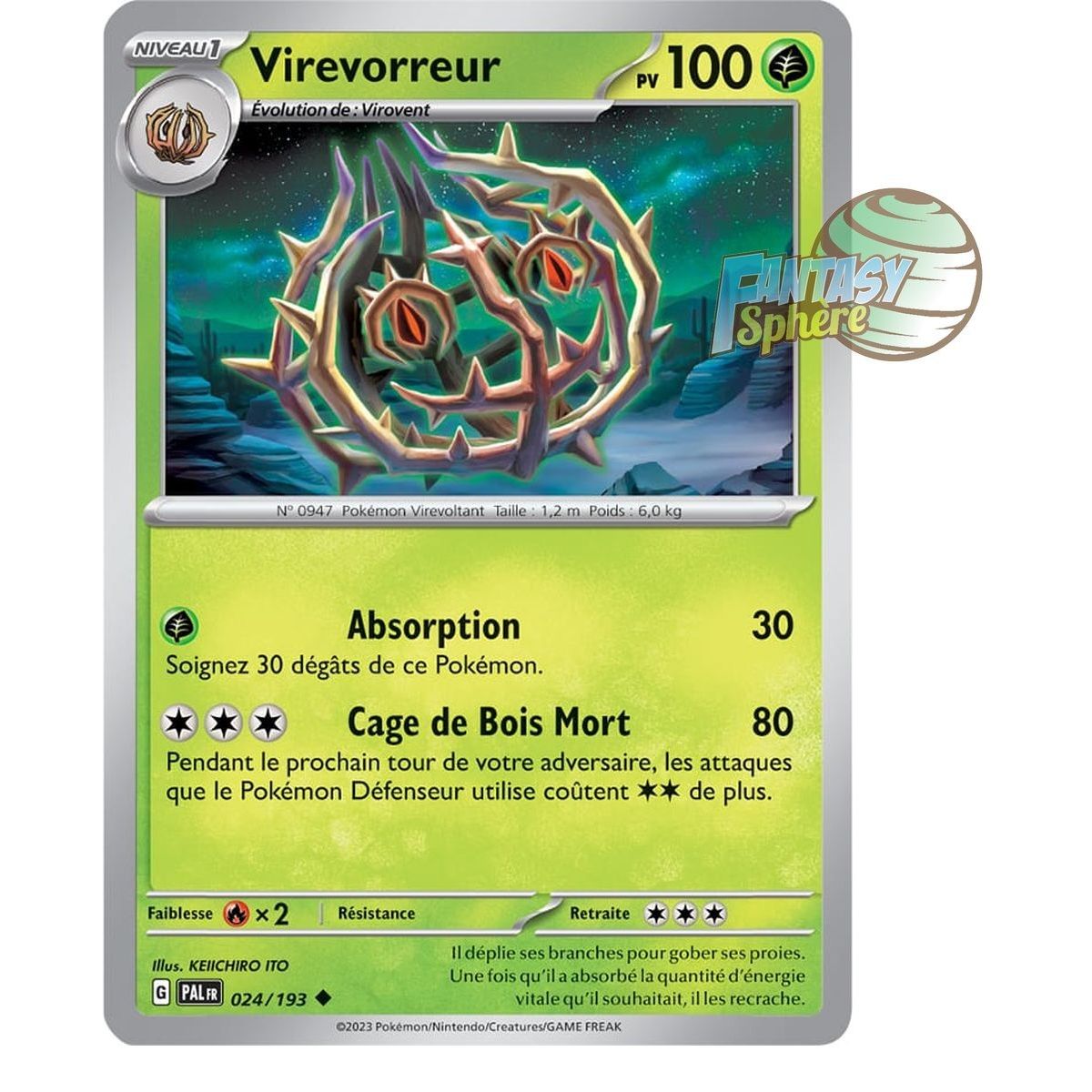 Virevorreur - Reverse 24/193 - Ecarlate et Violet Evolution à Paldea