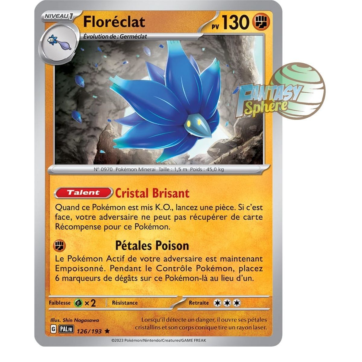 Floréclat - Reverse 126/193 - Ecarlate et Violet Evolution à Paldea