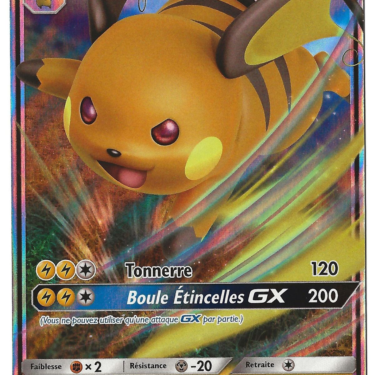 Raichu Gx Ultra Rare Sm213 Fantasy Sphere