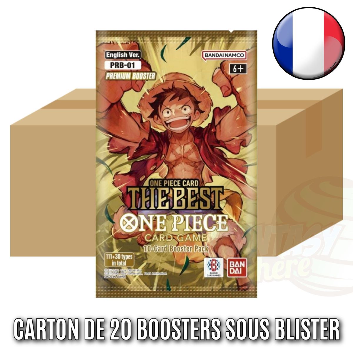 Carton de 20 Boosters Blister - PRB01 "The Best" - One Piece CG - FR 🇫🇷