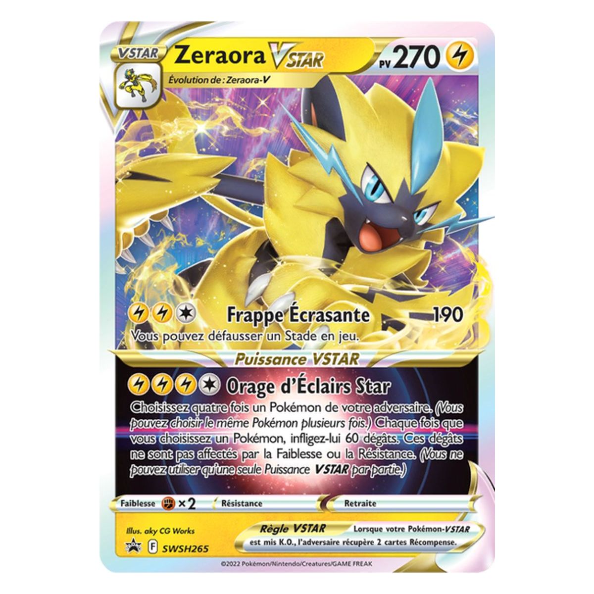 Zeraora VSTAR - Ultra Rare - SWSH265