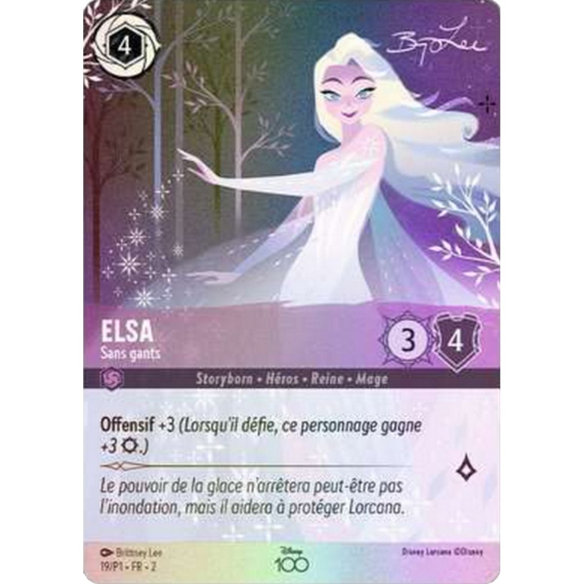 Elsa, Sans gants (Disney 100) - 39/204 - D100 - Disney 100 - Disney 100 - Français