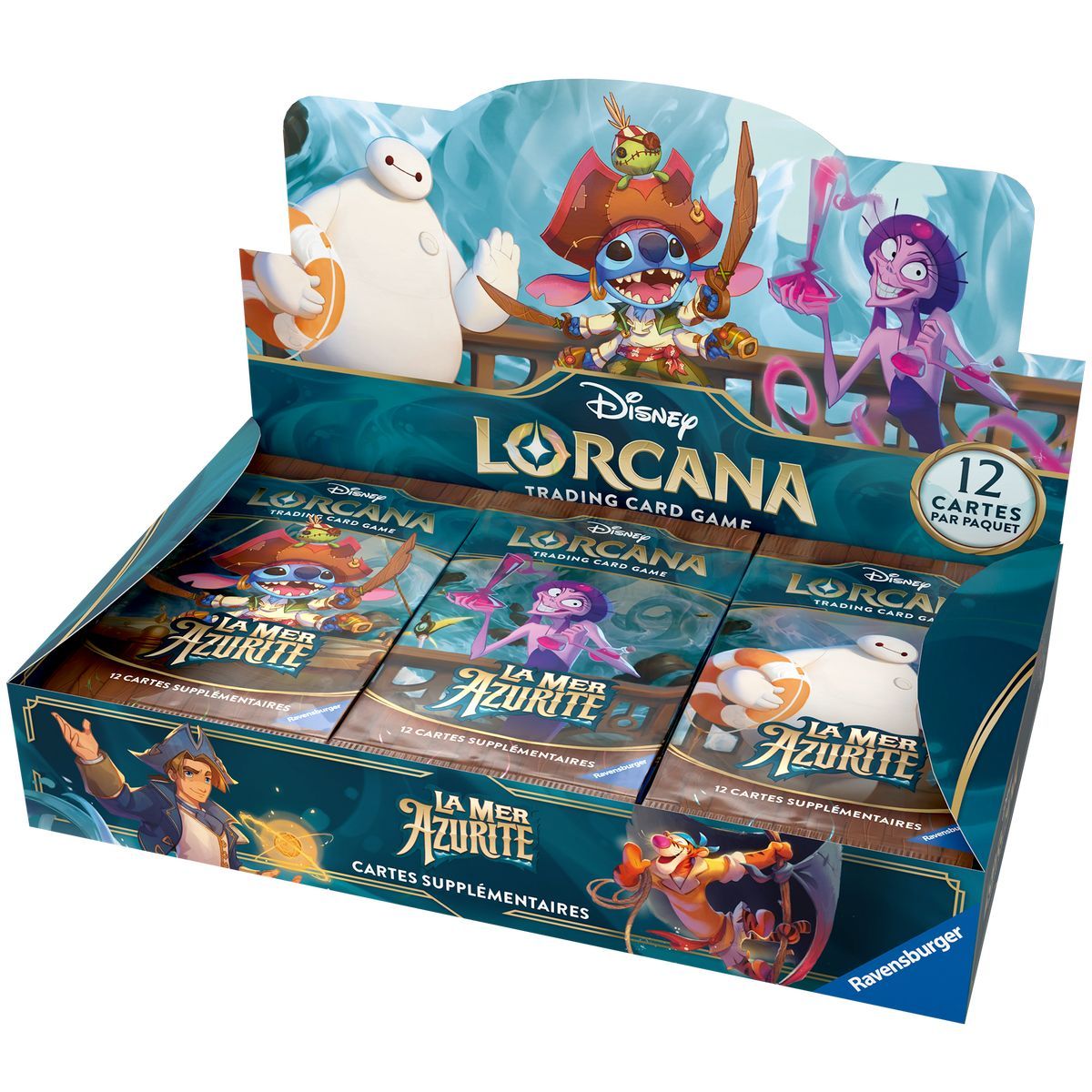 Disney Lorcana - Boîte de 24 Boosters - Chapitre 6 - La Mer Azurite (1st print) - FR