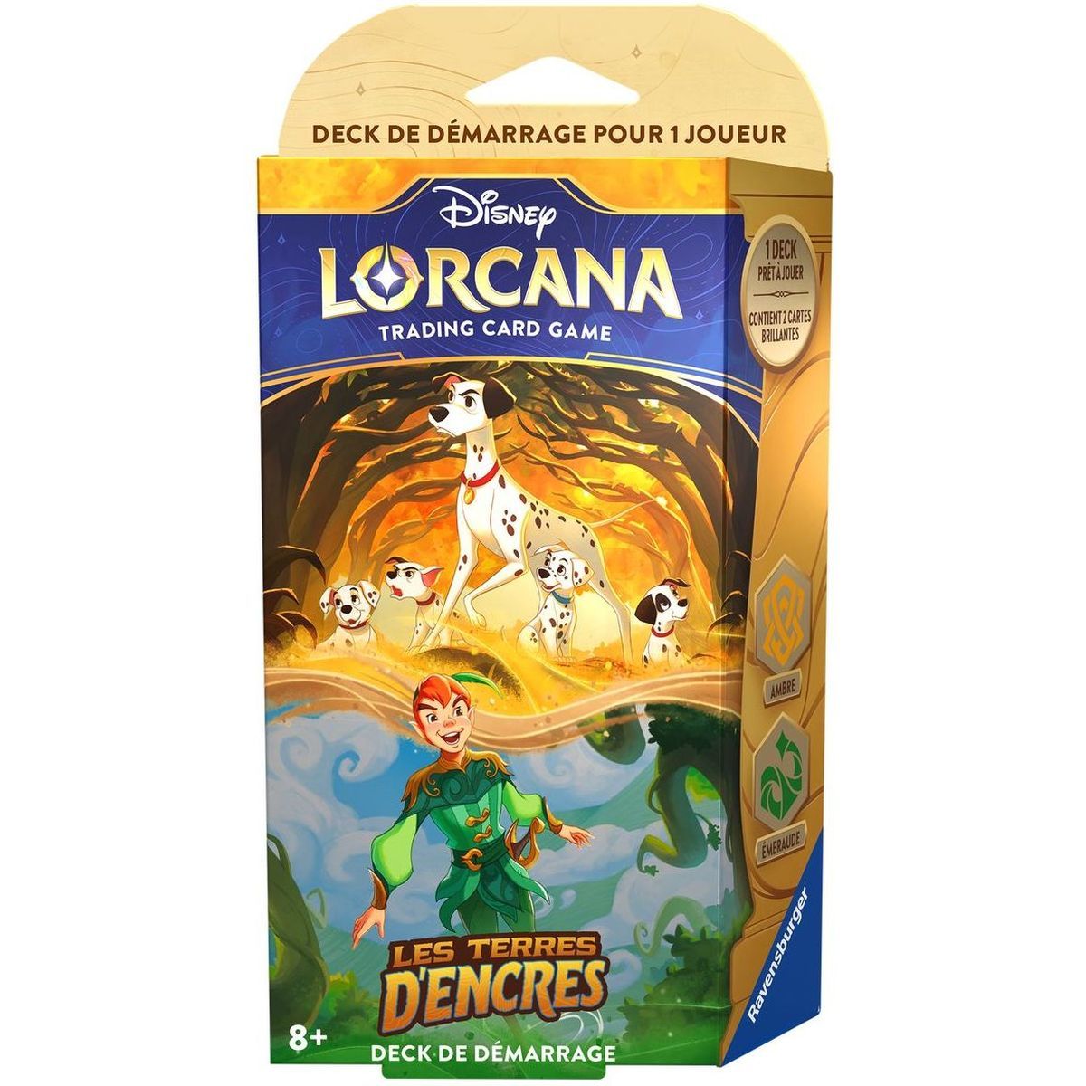 Item Disney Lorcana - Deck De Démarrage - Chapitre 3 - Les Terres D'encres-FR Peter Pan/ Pongo