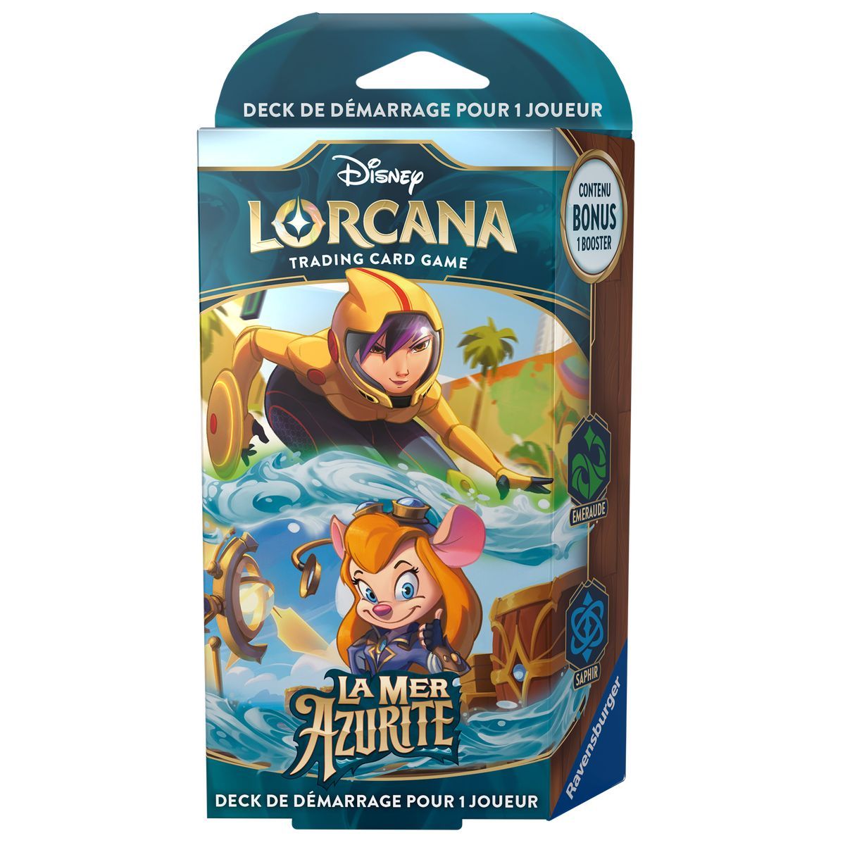 Item Disney Lorcana - Deck De Démarrage - Chapitre 6 - La Mer Azurite - Go Go Tomago et Gadget- FR