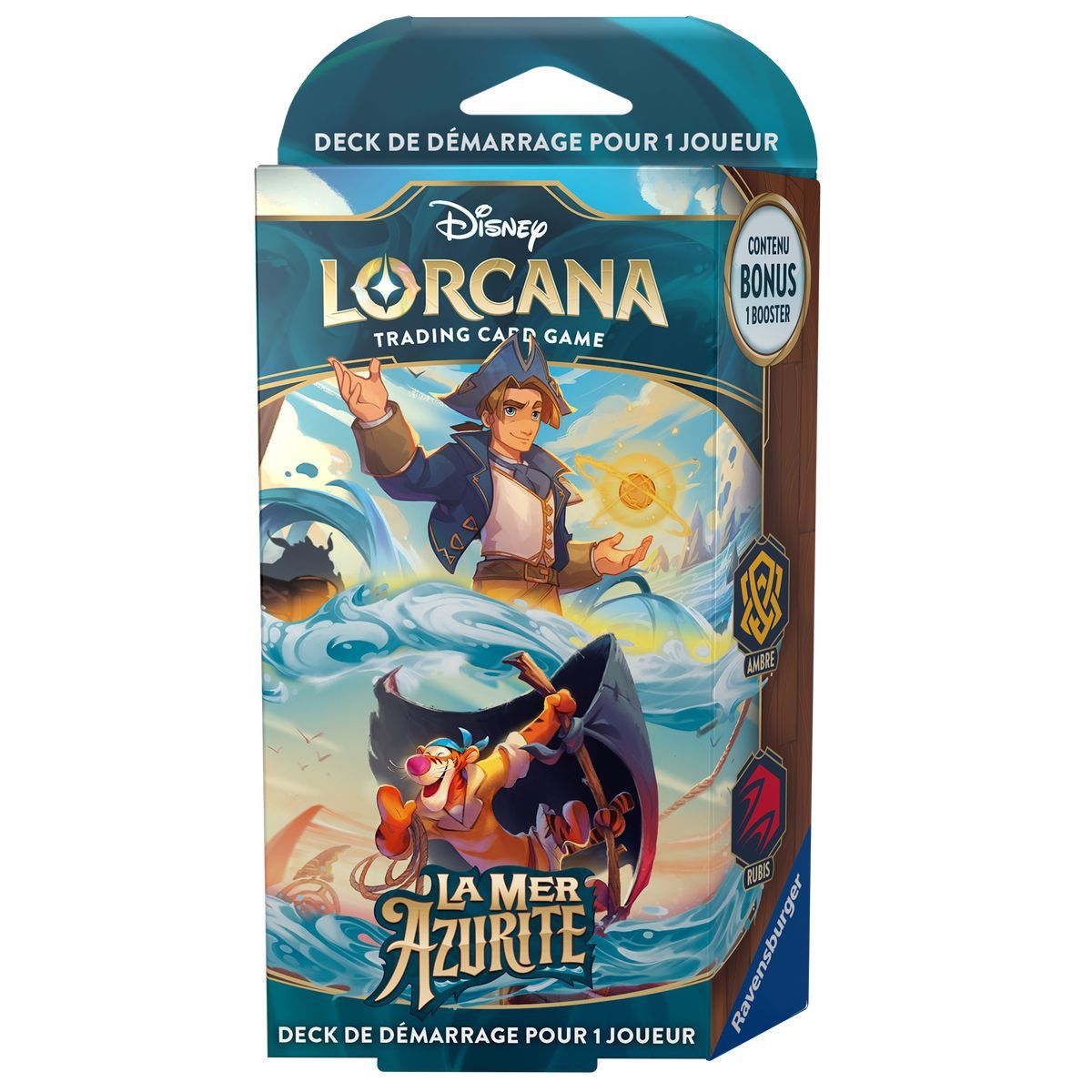 Disney Lorcana - Deck De Démarrage - Chapitre 6 - La Mer Azurite - Jim Hawkins et Tigrou - FR