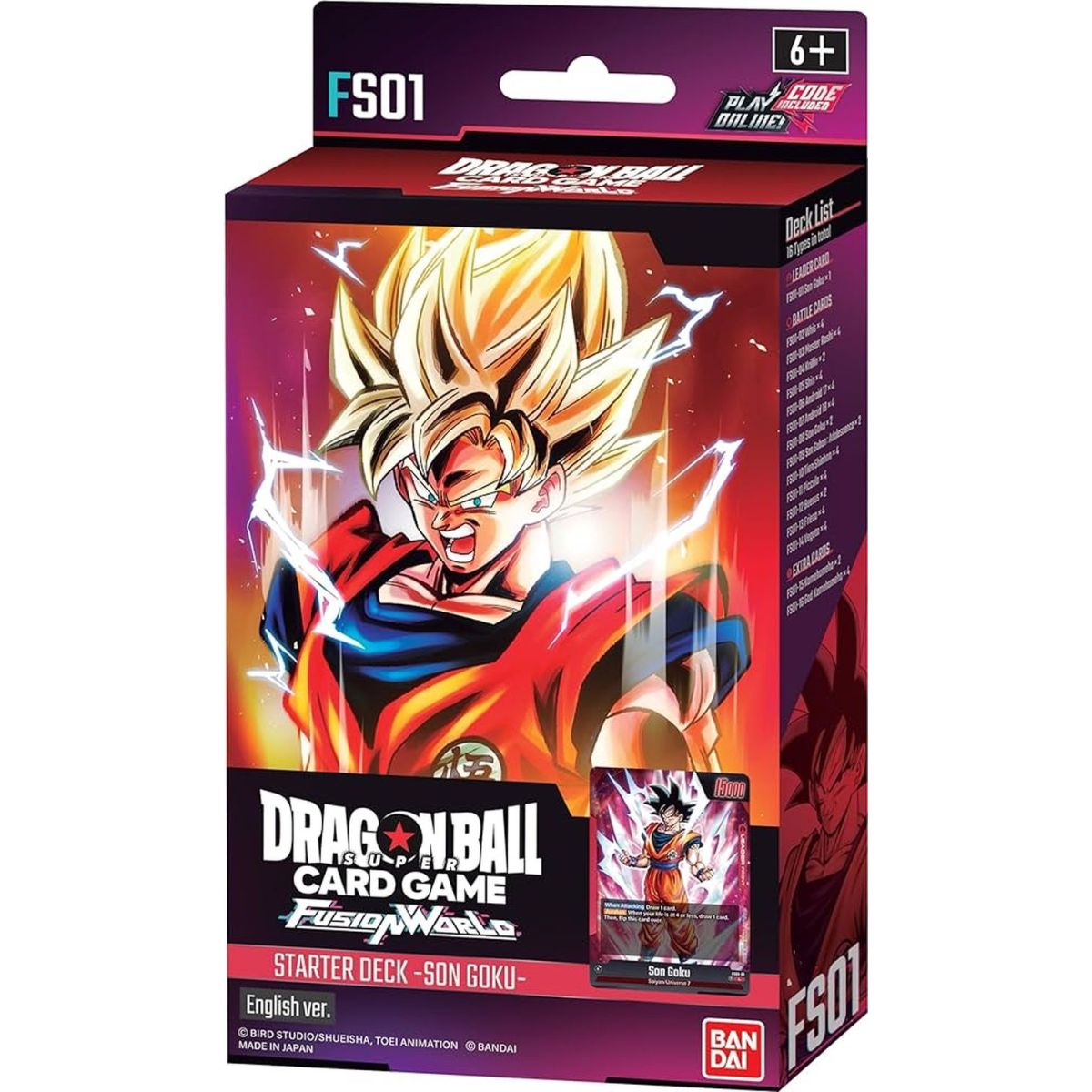 Item Deck de Démarrage - Son Goku - FS01 - Dragon Ball Super CG Fusion World - EN