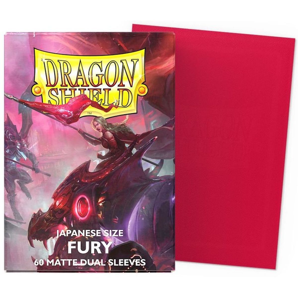 Item Dragon Shield - Small Sleeves - Japanese Size - Dual Matte Fury (60)