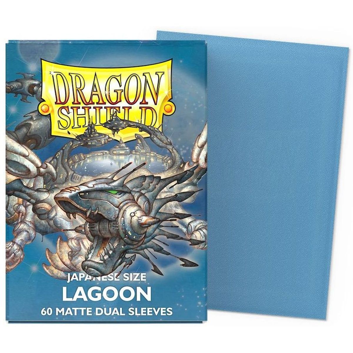 Item Dragon Shield - Small Sleeves - Japanese Size - Dual Matte Lagoon (60)