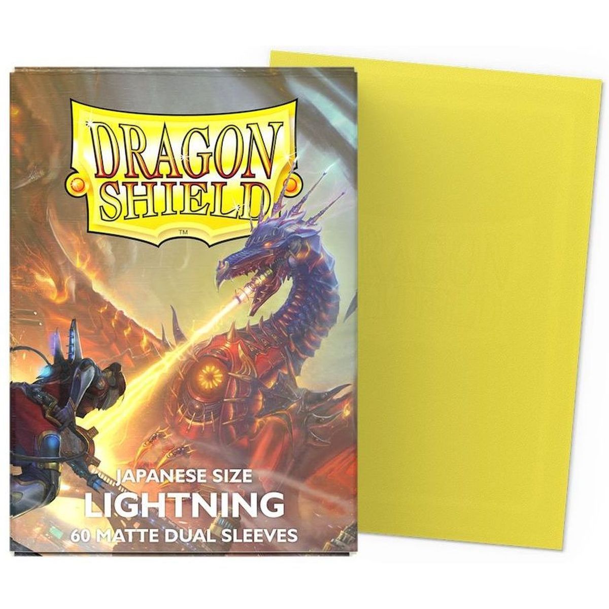 Item Dragon Shield - Small Sleeves - Japanese Size - Dual Matte Lightning (60)