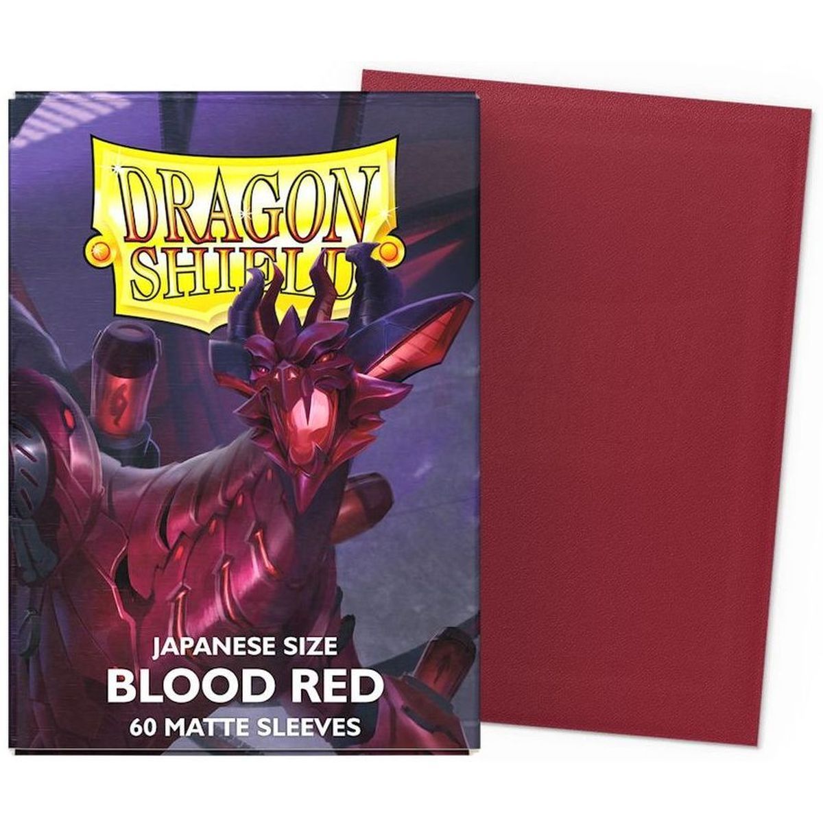 Item Dragon Shield - Small Sleeves - Japanese Size - Matte Blood Red (60)