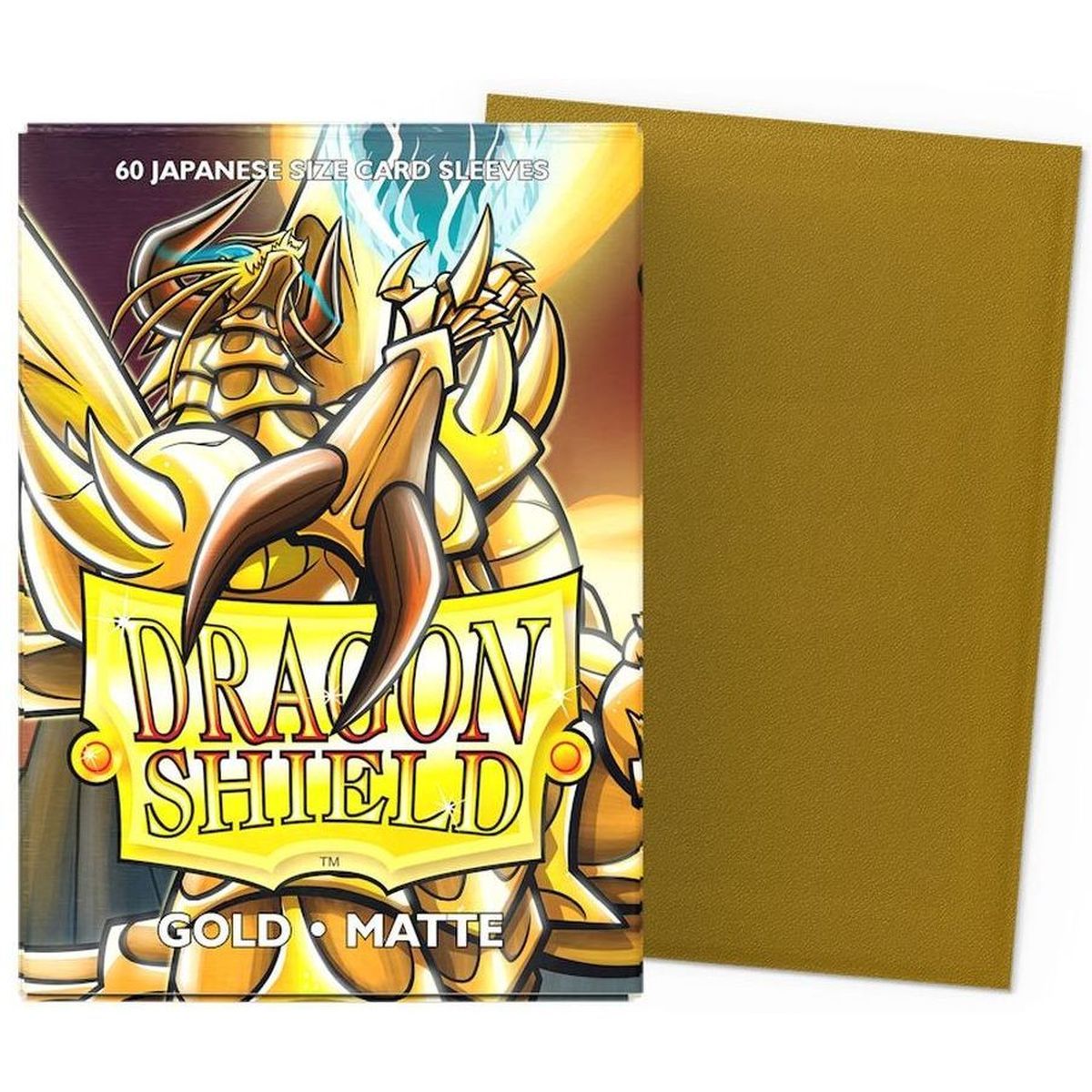 Item Dragon Shield - Small Sleeves - Japanese Size - Matte Gold (60)