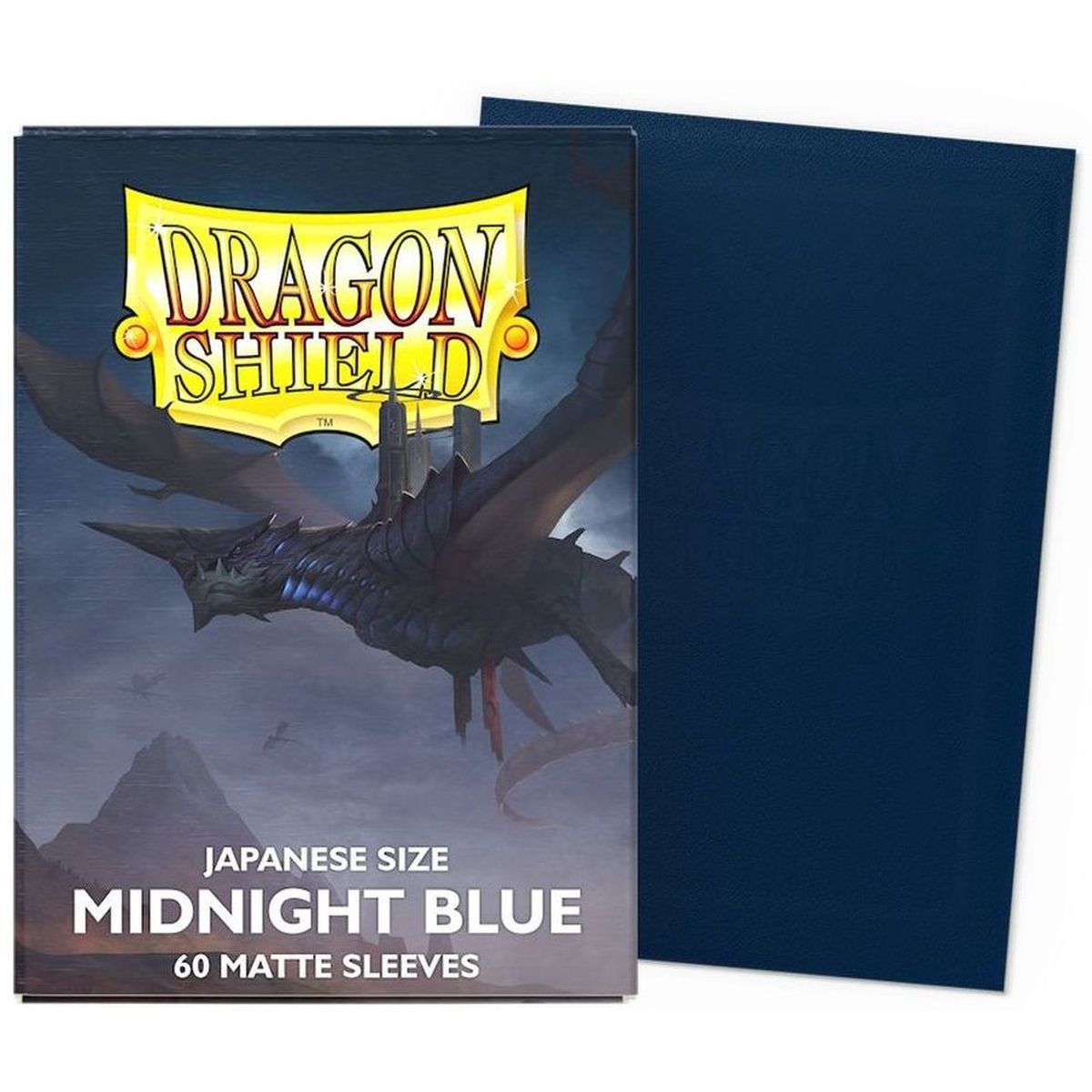 Item Dragon Shield - Small Sleeves - Japanese Size - Matte Midnight Blue (60)