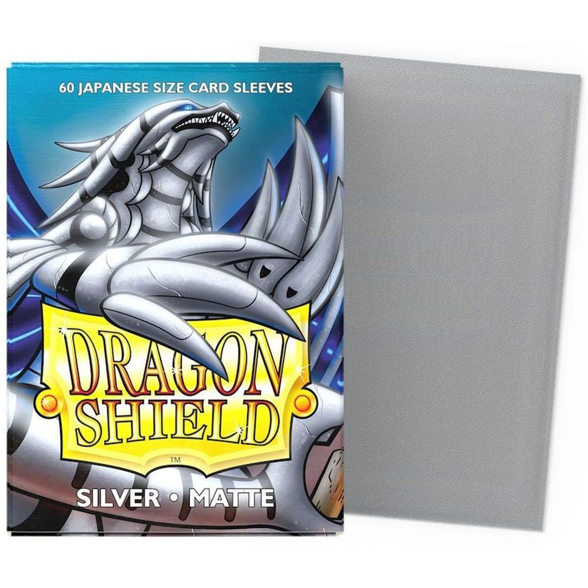 Item Dragon Shield - Small Sleeves - Japanese Size - Matte Silver (60)