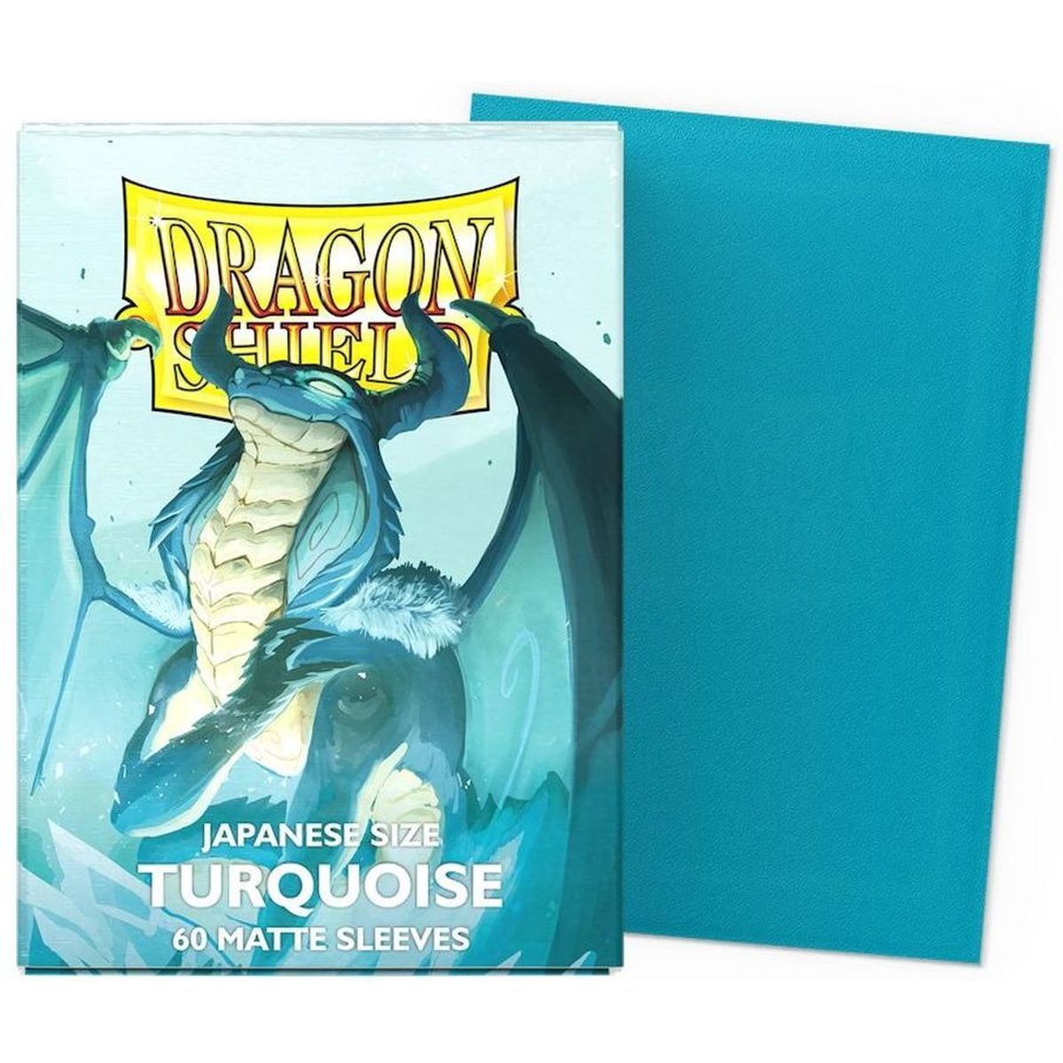 Item Dragon Shield - Small Sleeves - Japanese Size - Matte Turquoise (60)