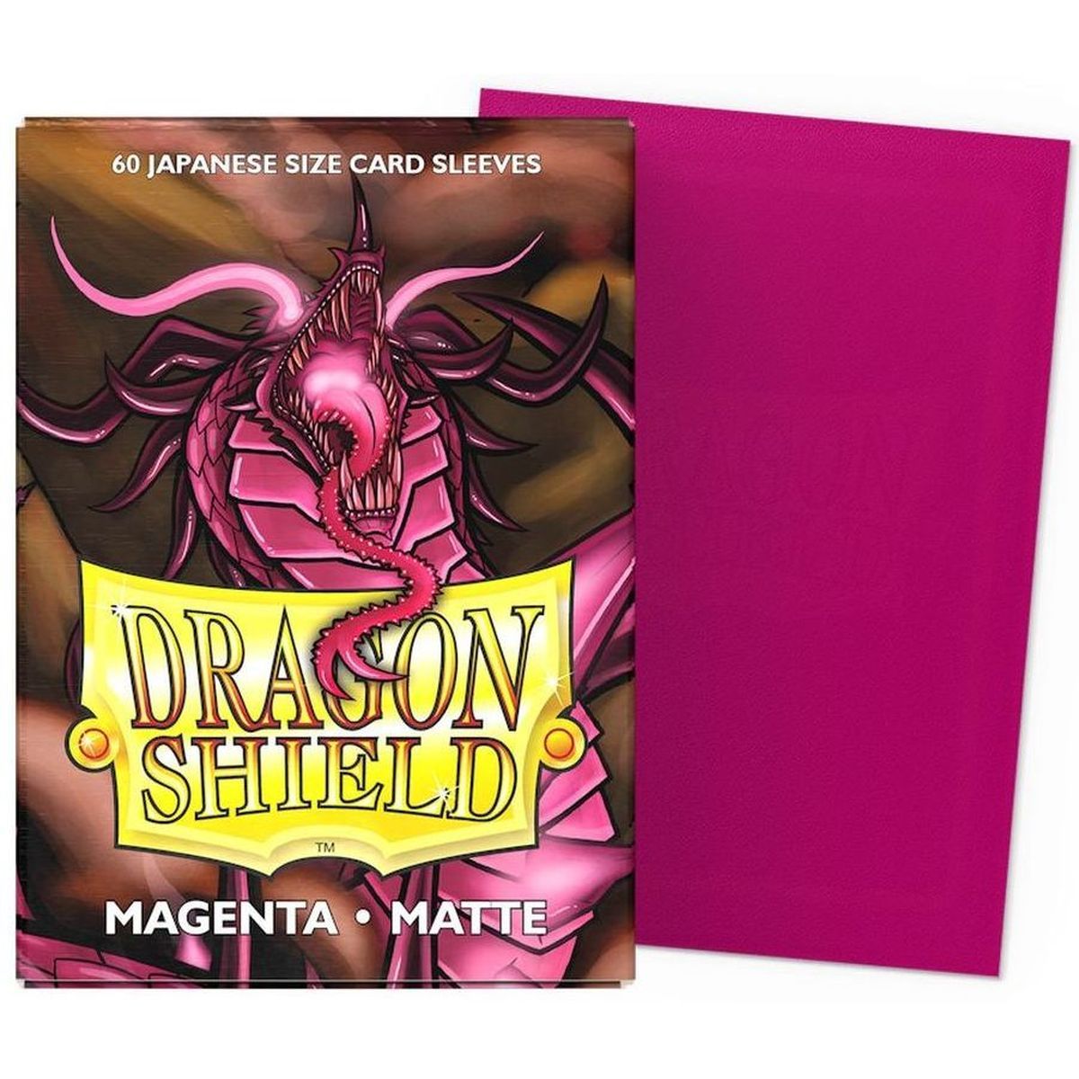 Dragon Shield Small Sleeves - Matte Magenta (60)